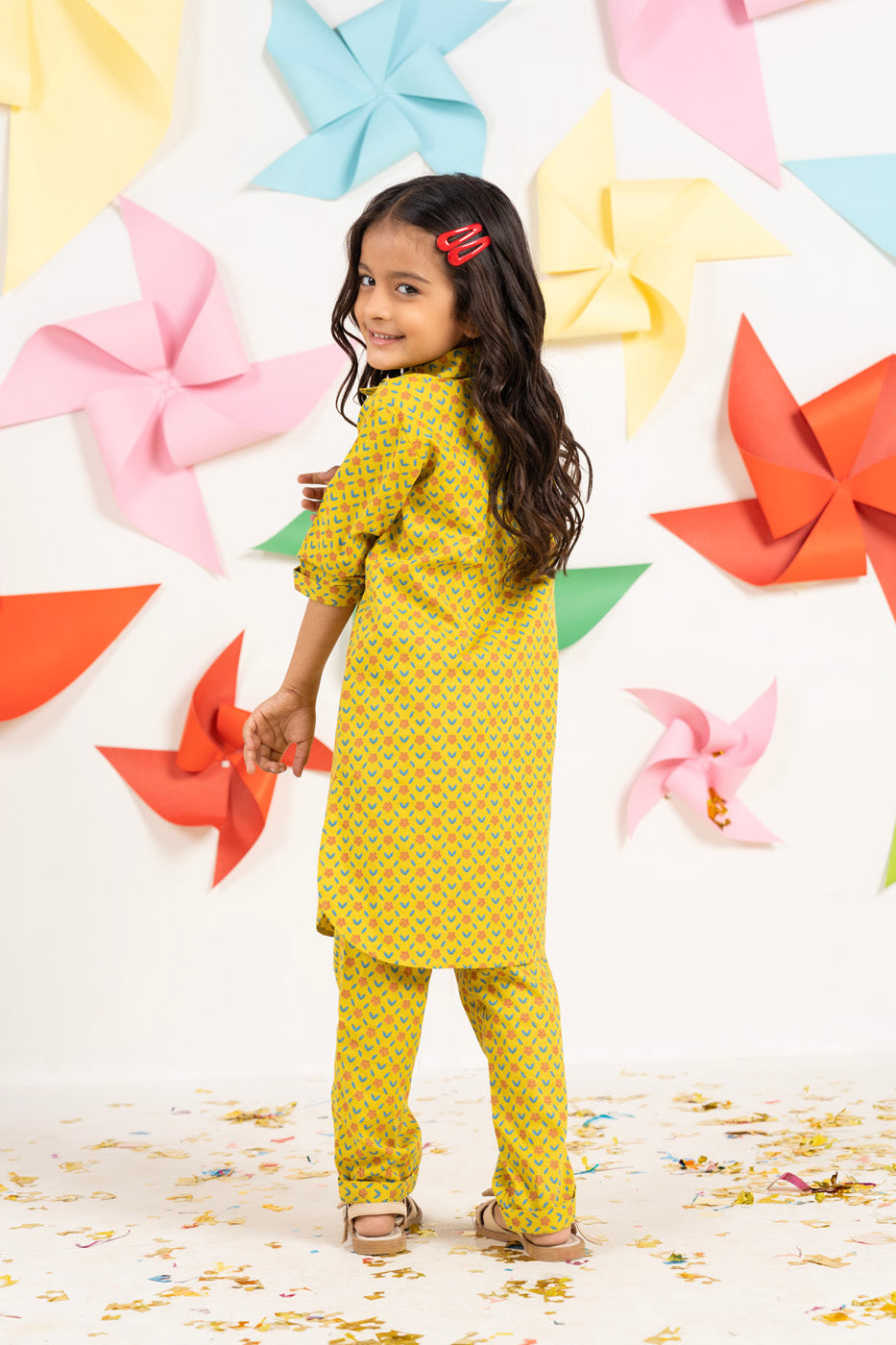 2 PC Printed Cambric Outfit