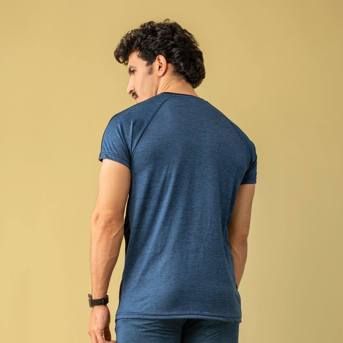 Decuir - Blue Blaze Activewear T-shirt (Blue & Black)