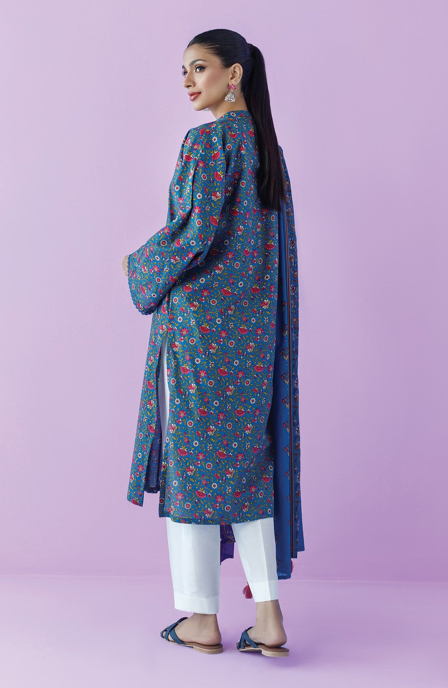 Orient - Unstitched 2 Piece Printed Lawn Shirt and Lawn Dupatta