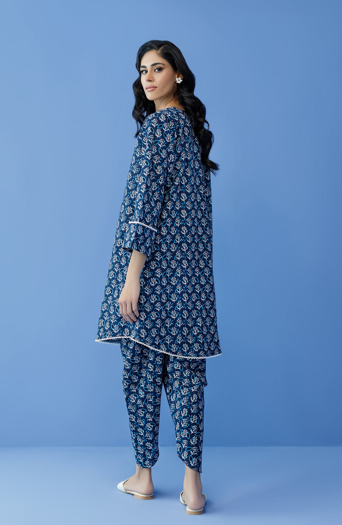 Orient - Unstitched 2 Piece Printed Khaddar Shirt and Khaddar Pant