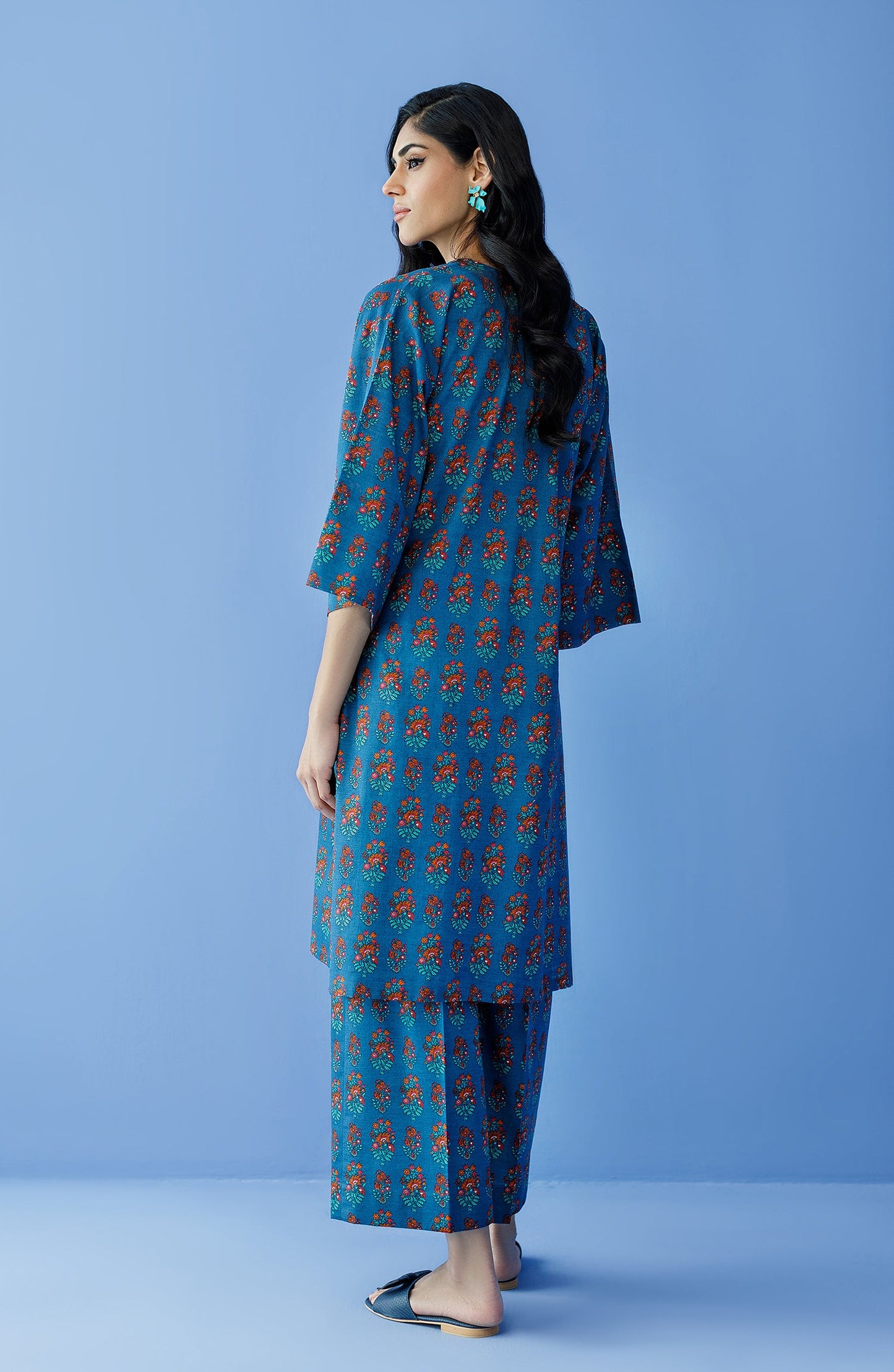 Orient - Unstitched 2 Piece Printed Khaddar Shirt and Khaddar Pant