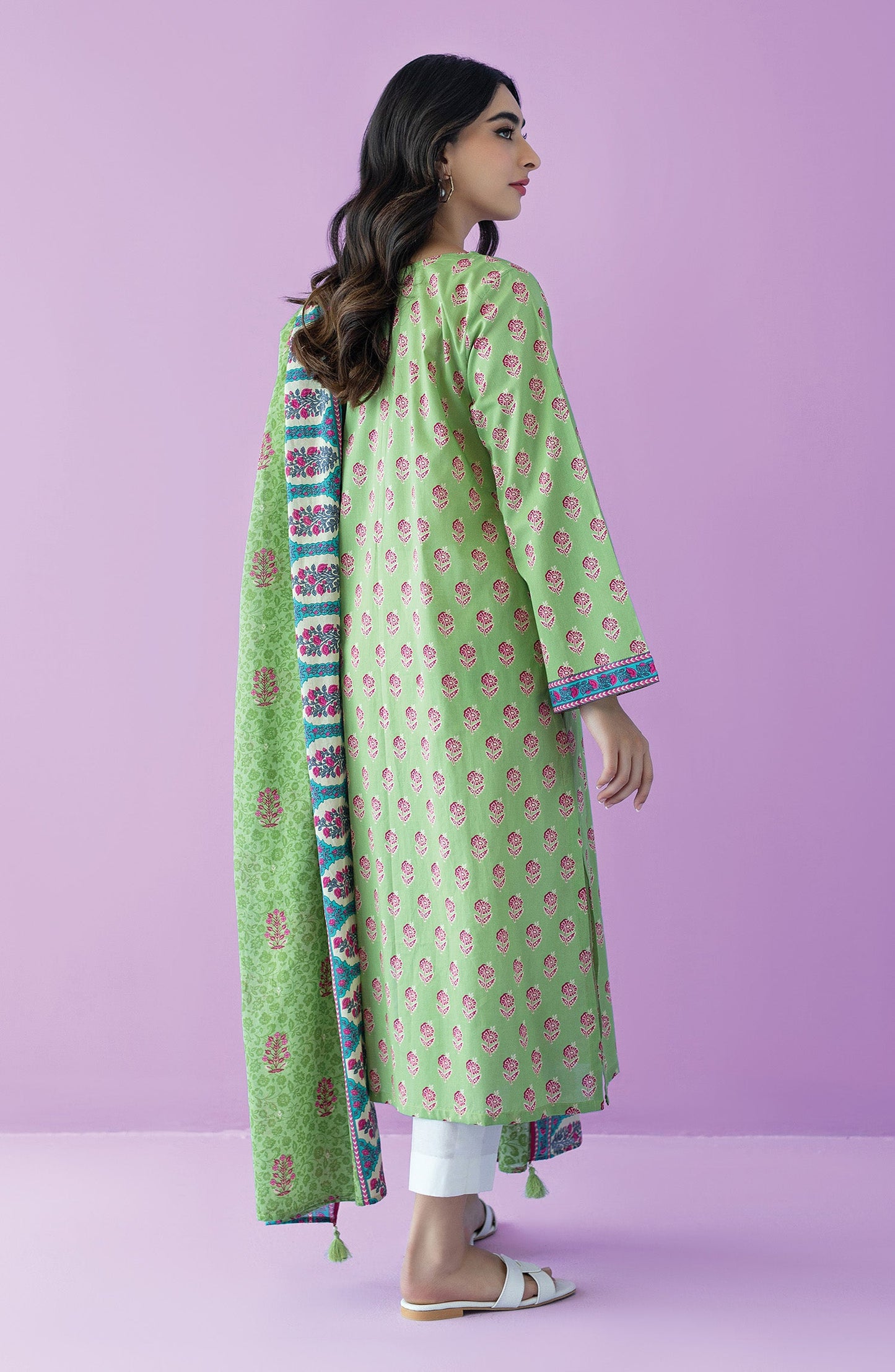 Orient - Unstitched 2 Piece Printed Lawn Shirt and Lawn Dupatta