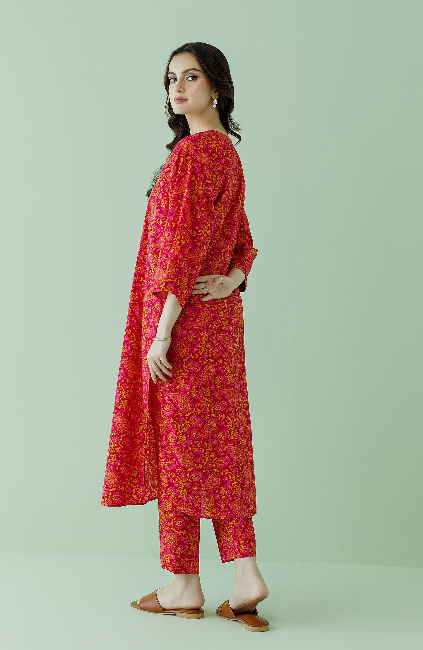 Orient - Unstitched 2 Piece Printed Lawn Shirt and Lawn Pant