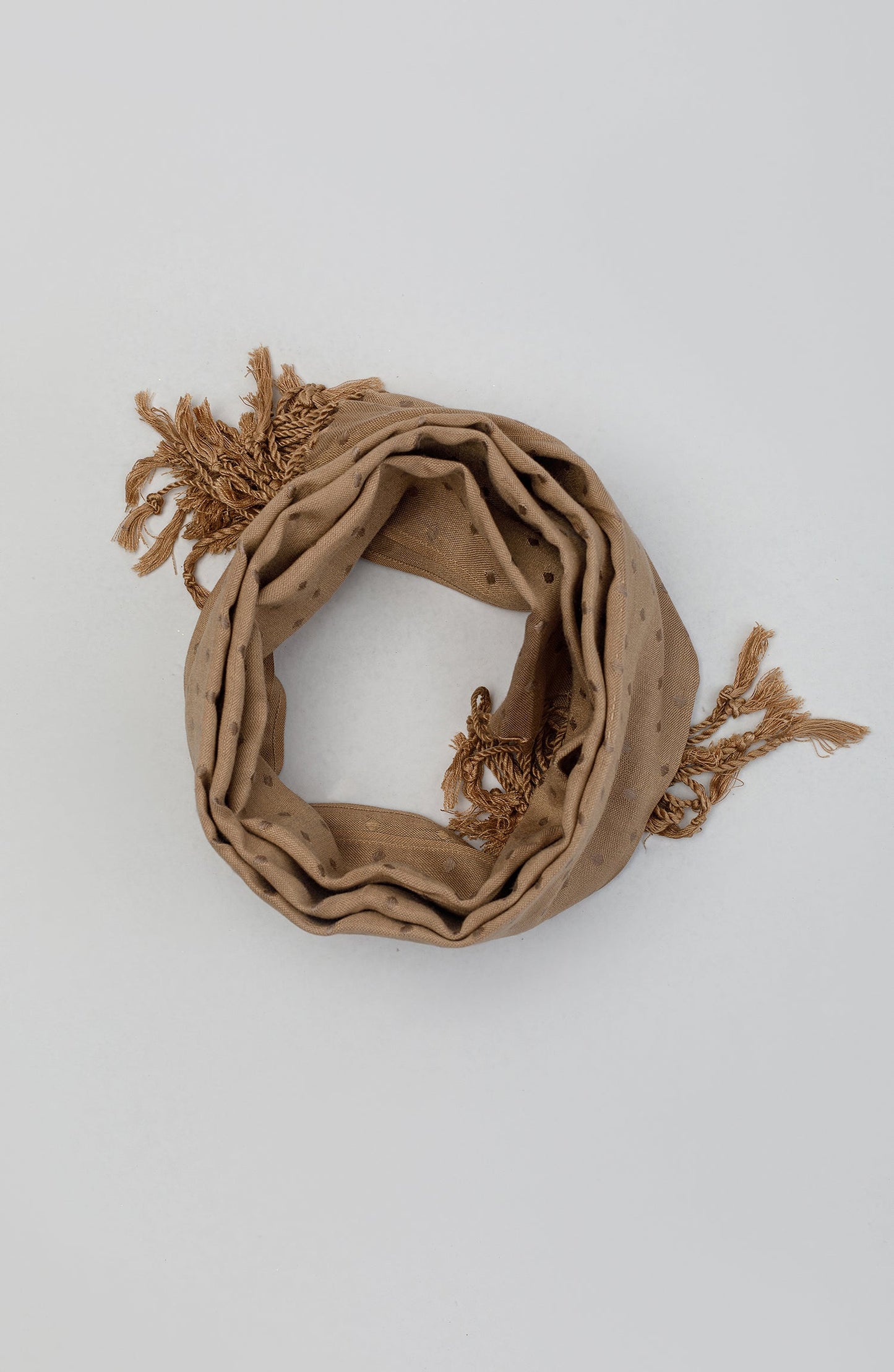 Orient - Stitched 1 Piece Dyed Cotton Scarf