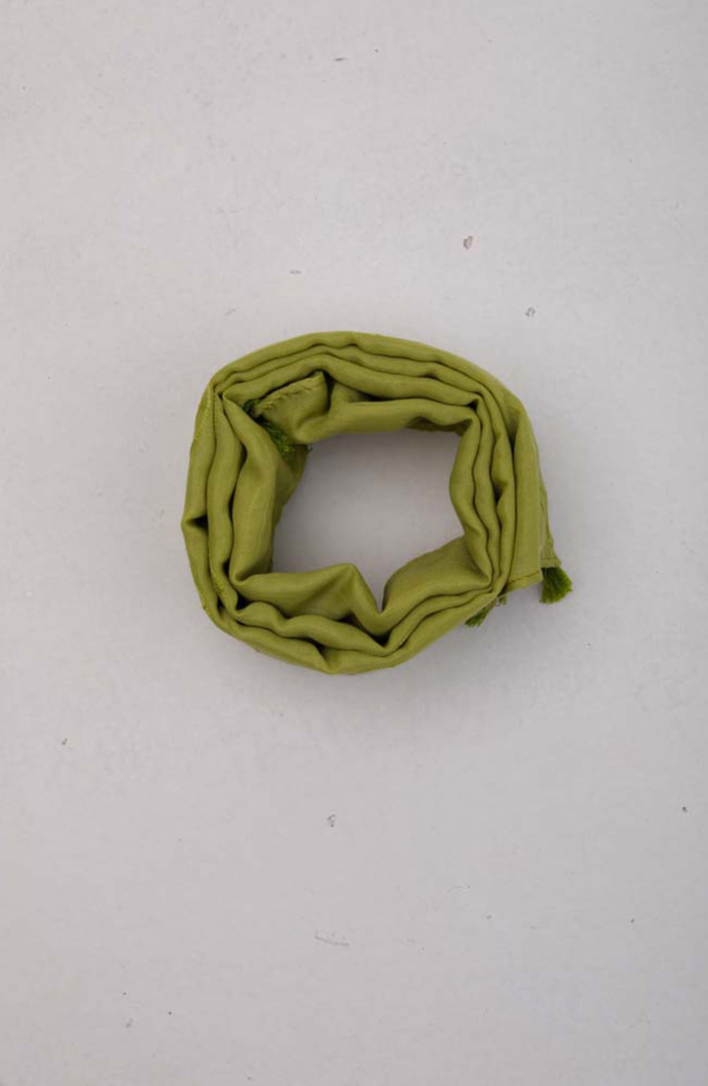 Orient - Stitched 1 Piece Dyed Cotton Scarf