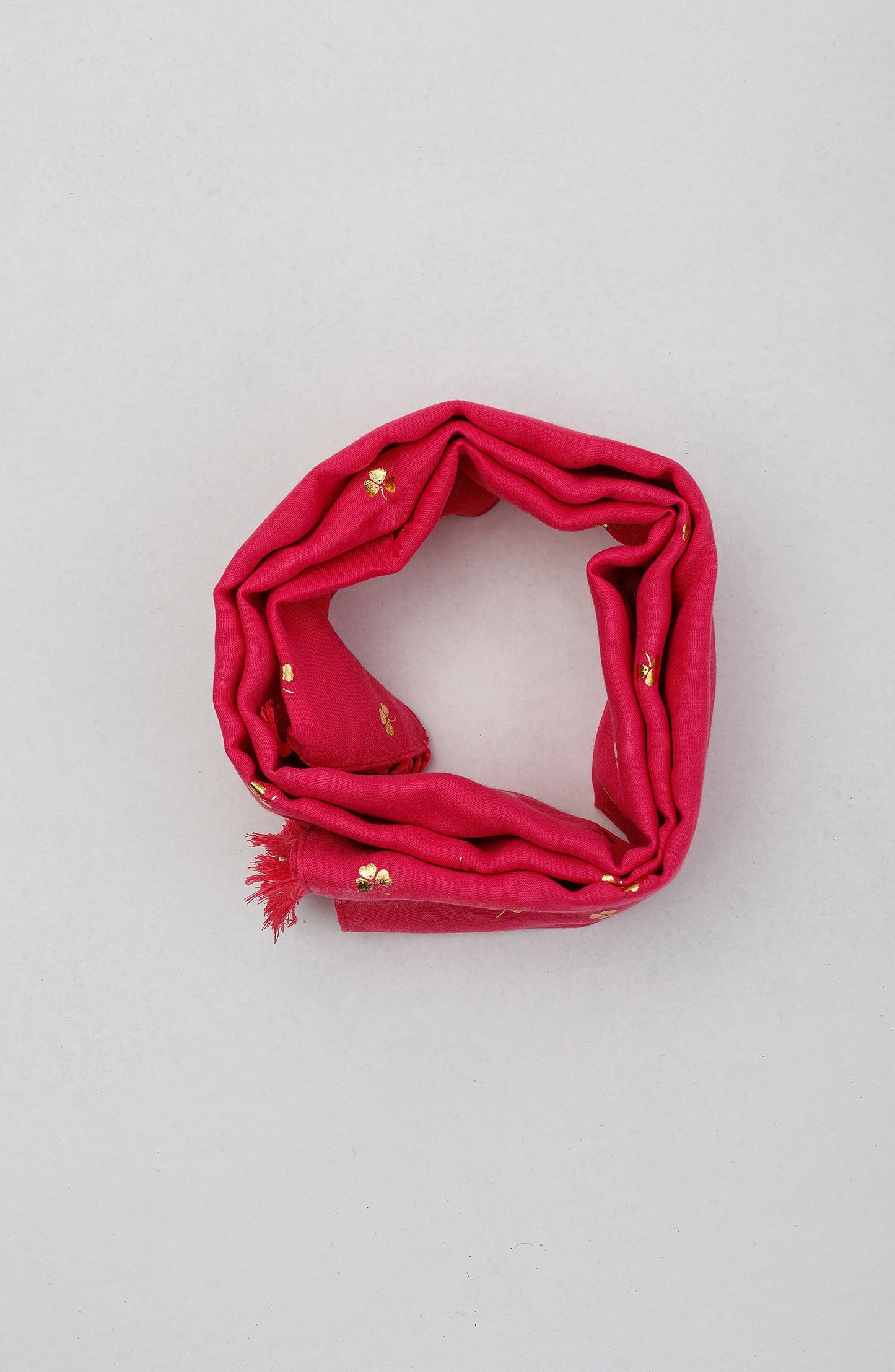 Orient - Stitched 1 Piece Dyed Cotton Scarf