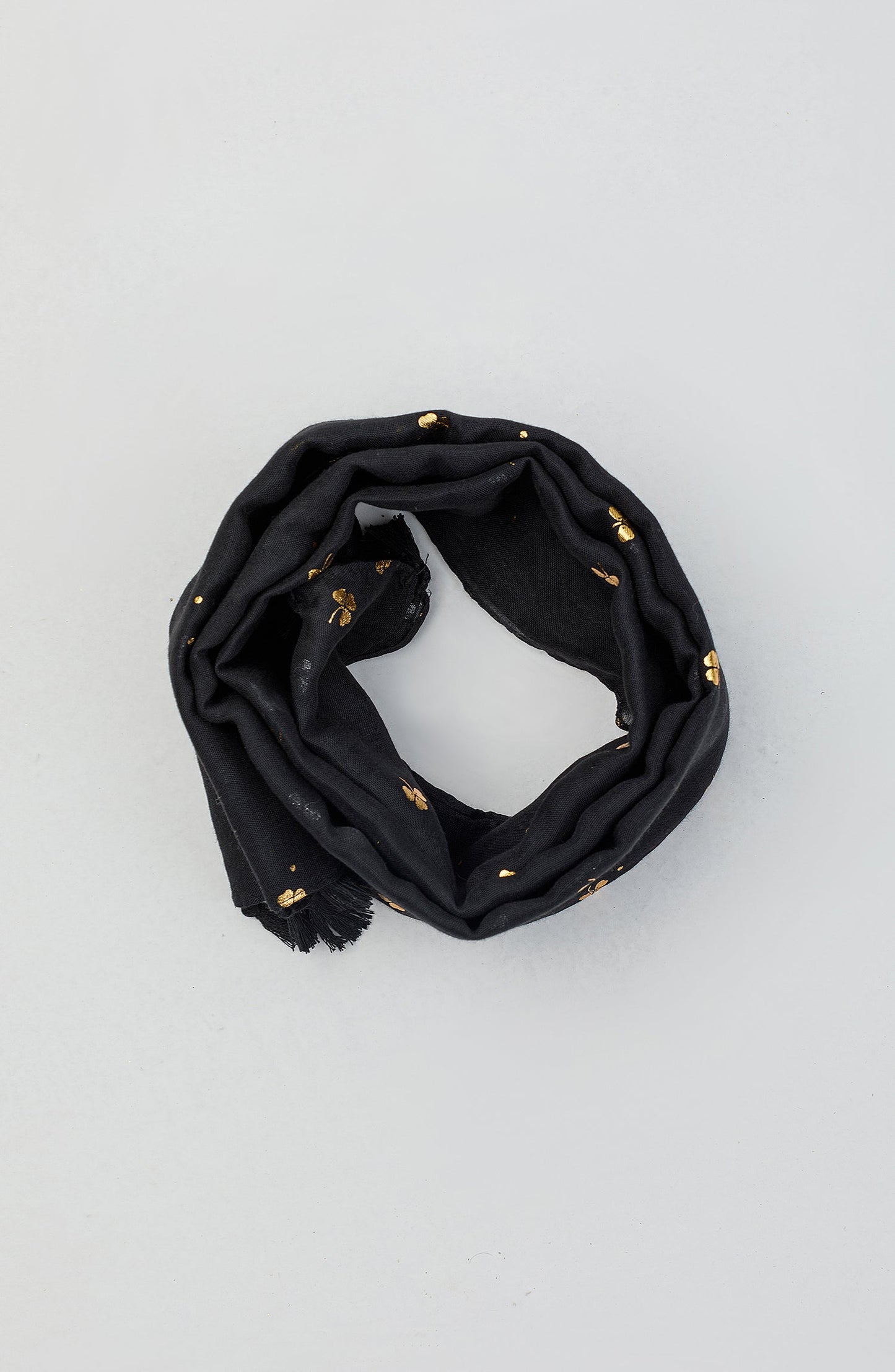 Orient - Stitched 1 Piece Dyed Cotton Scarf