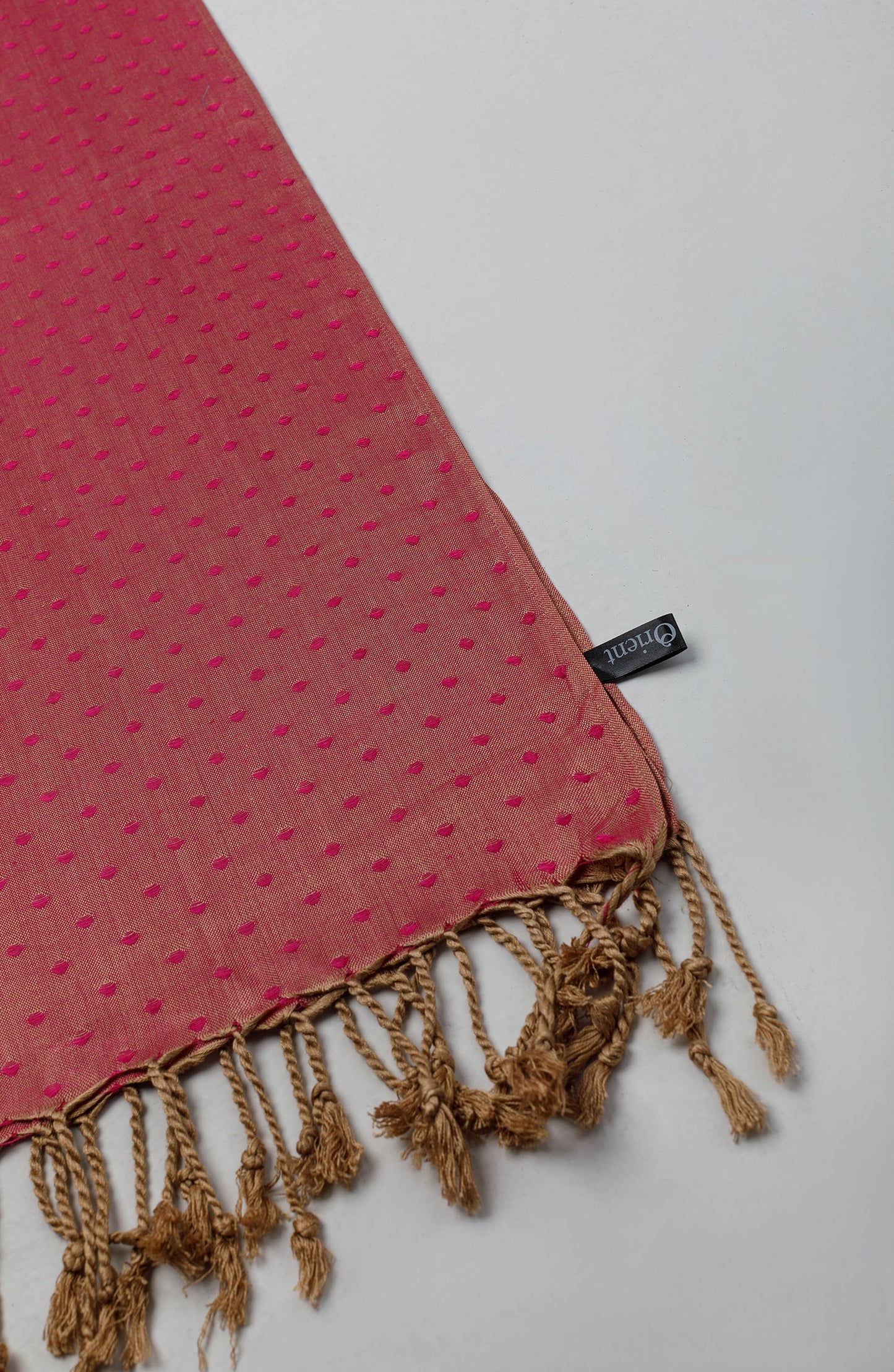 Orient - Stitched 1 Piece Dyed Cotton Scarf
