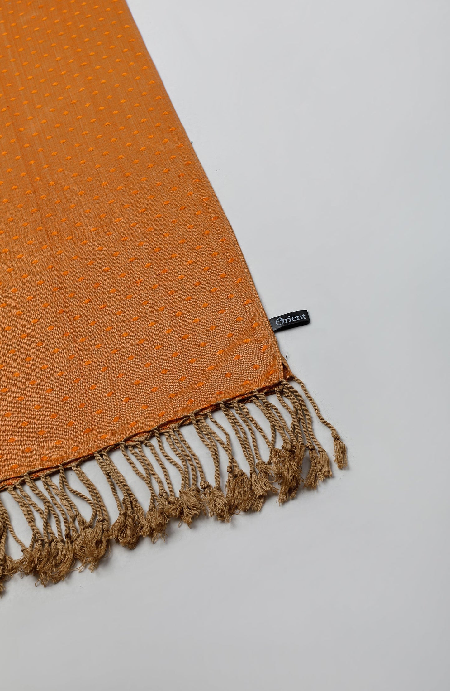 Orient - Stitched 1 Piece Dyed Cotton Scarf