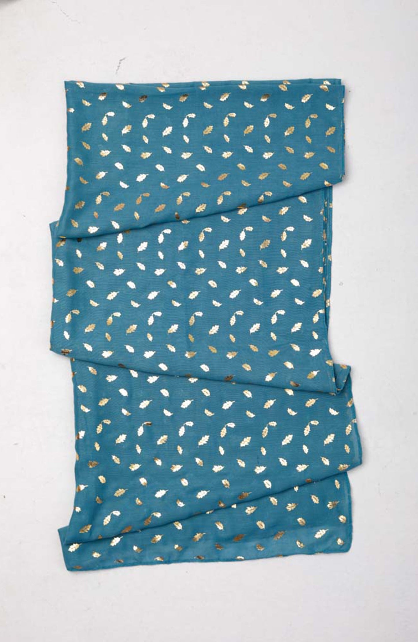 Orient - Stitched 1 Piece Dyed Cotton Scarf