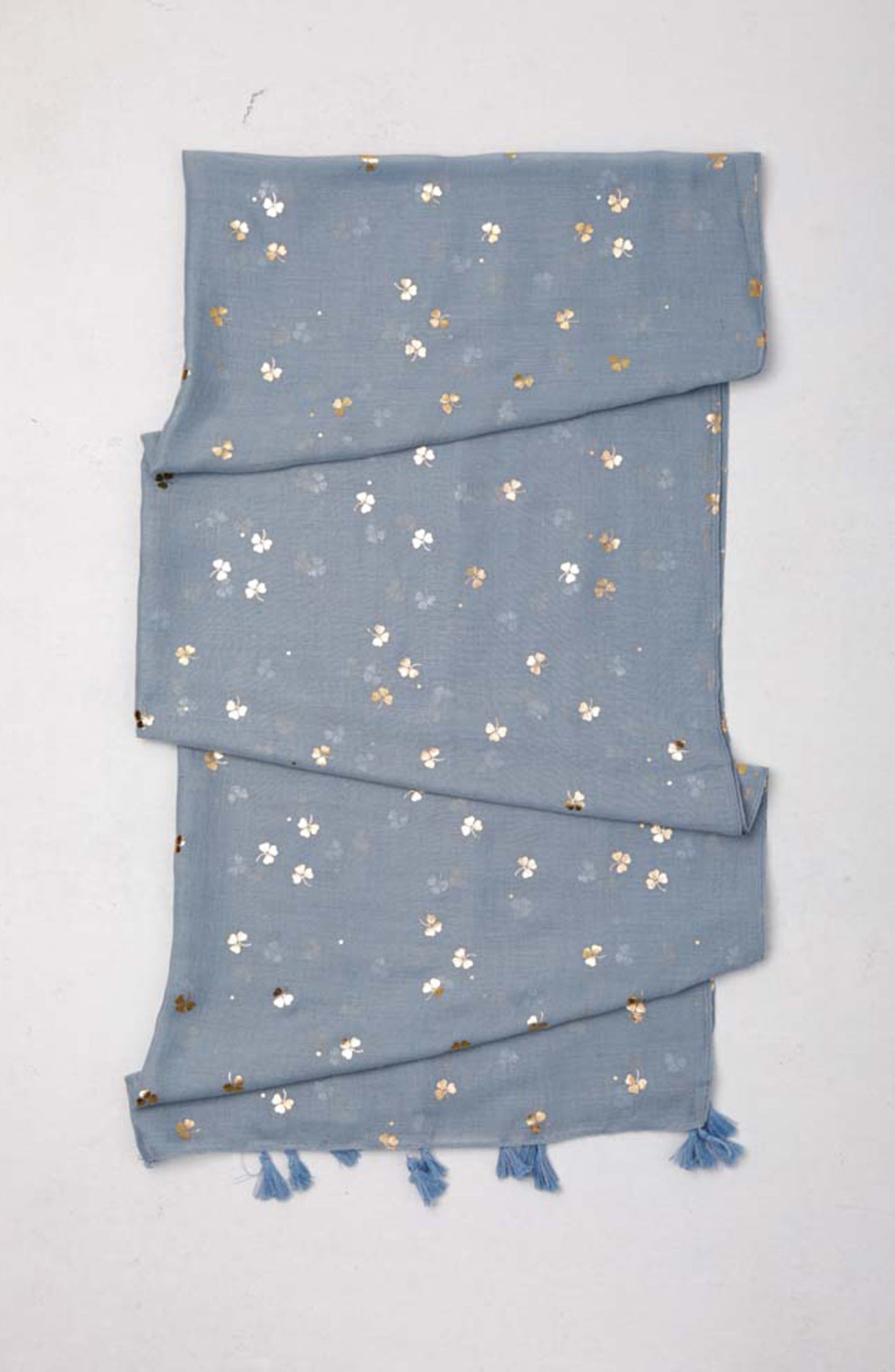 Orient - Stitched 1 Piece Dyed Cotton Scarf