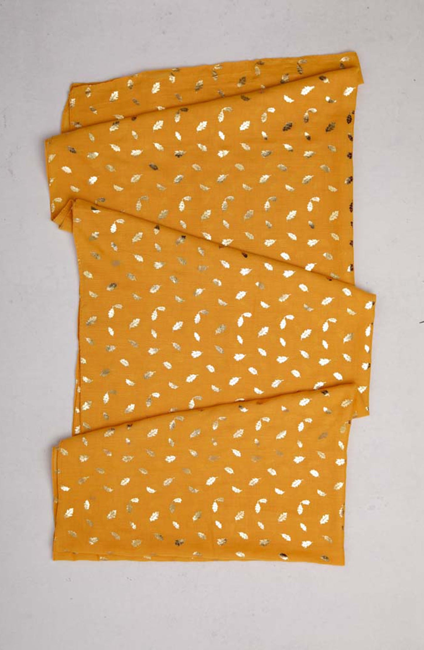 Orient - Stitched 1 Piece Dyed Cotton Scarf