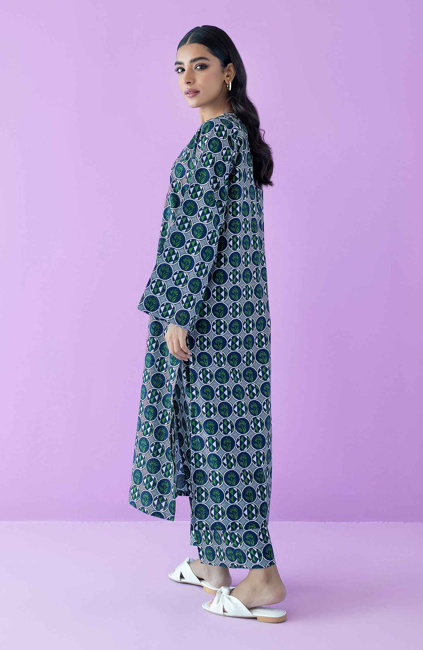 Orient - Stitched 2 Piece Printed Lawn Shirt and Cambric Pant