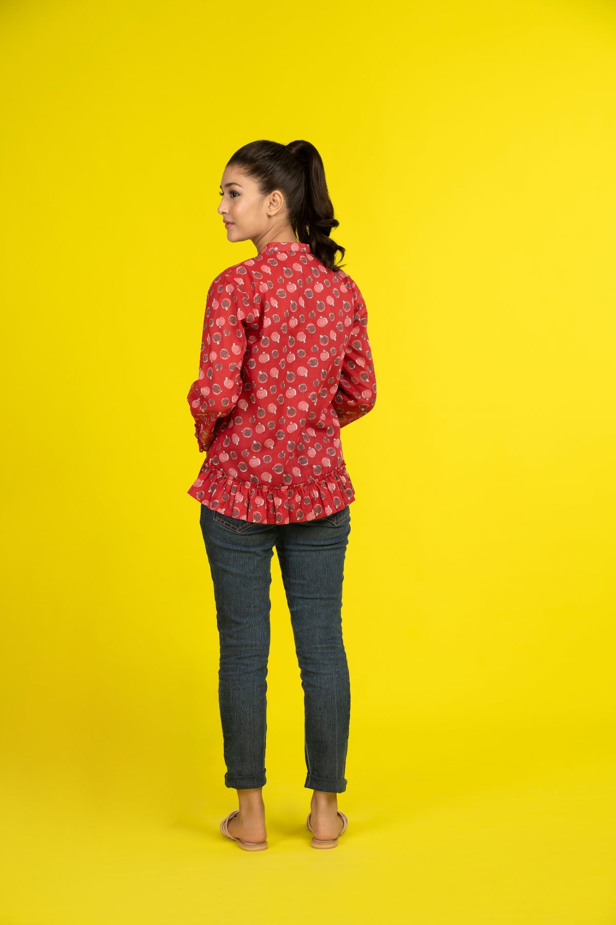 Printed Cambric Shirt