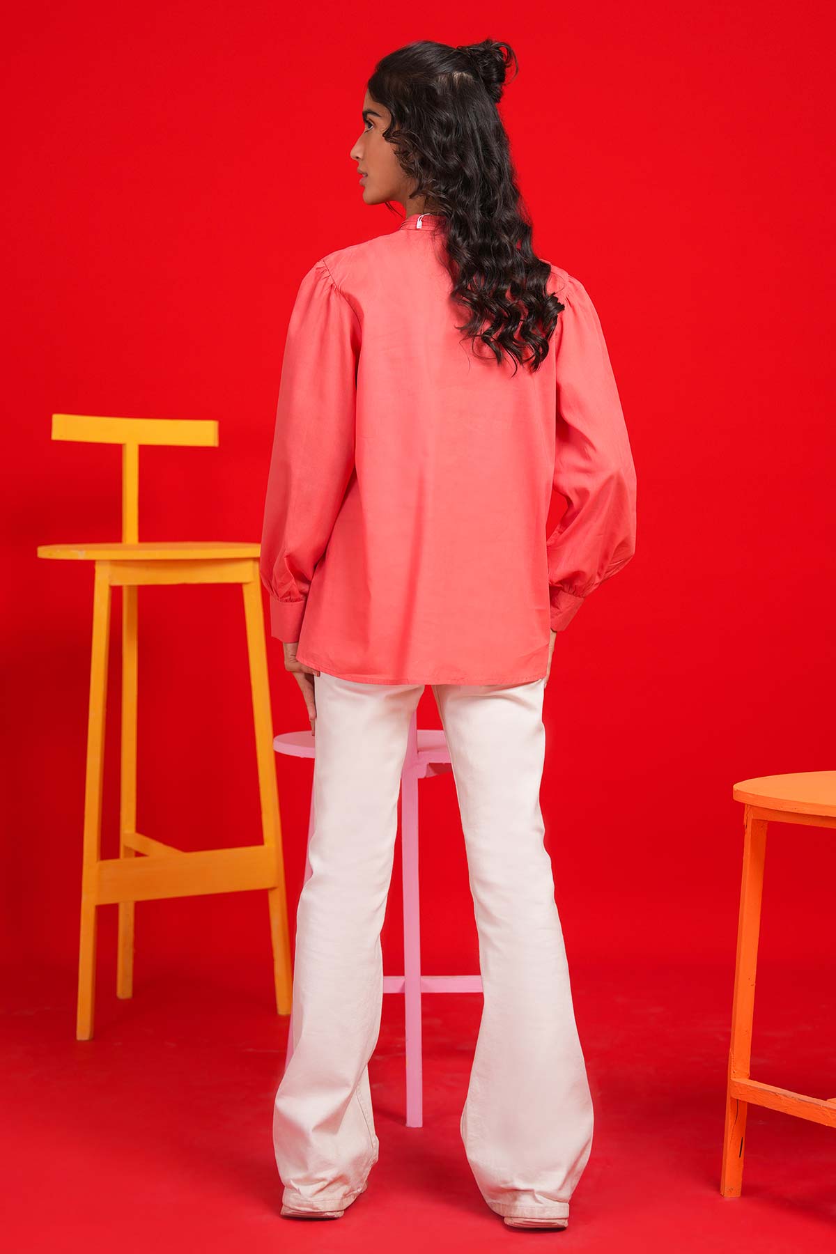 Printed Cambric Shirt