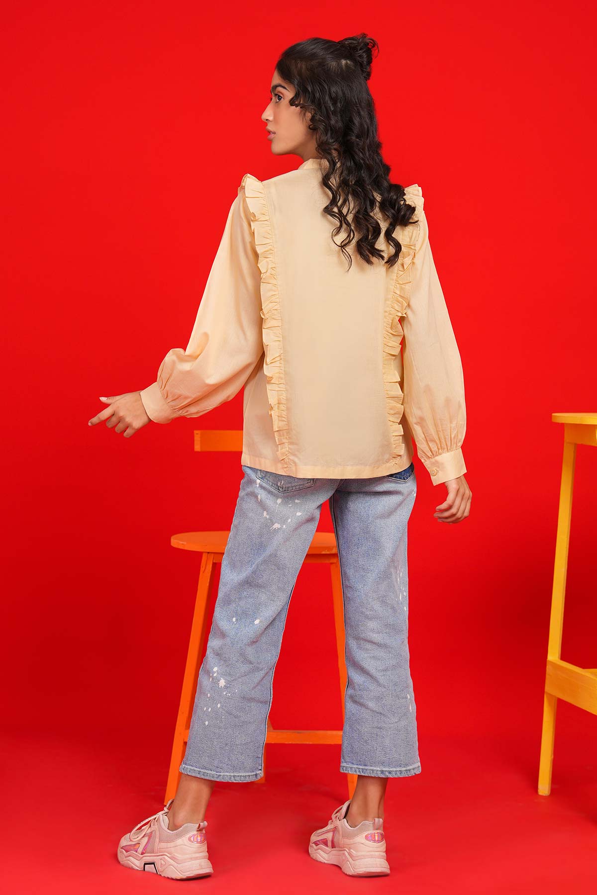 Dyed Cambric Shirt