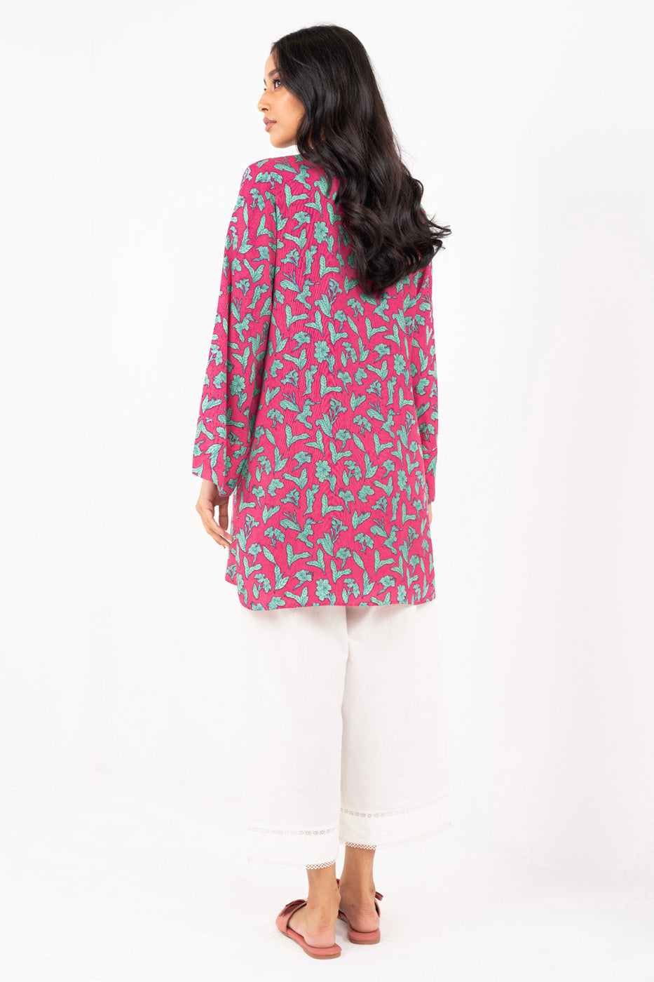 Printed Khaddar Shirt