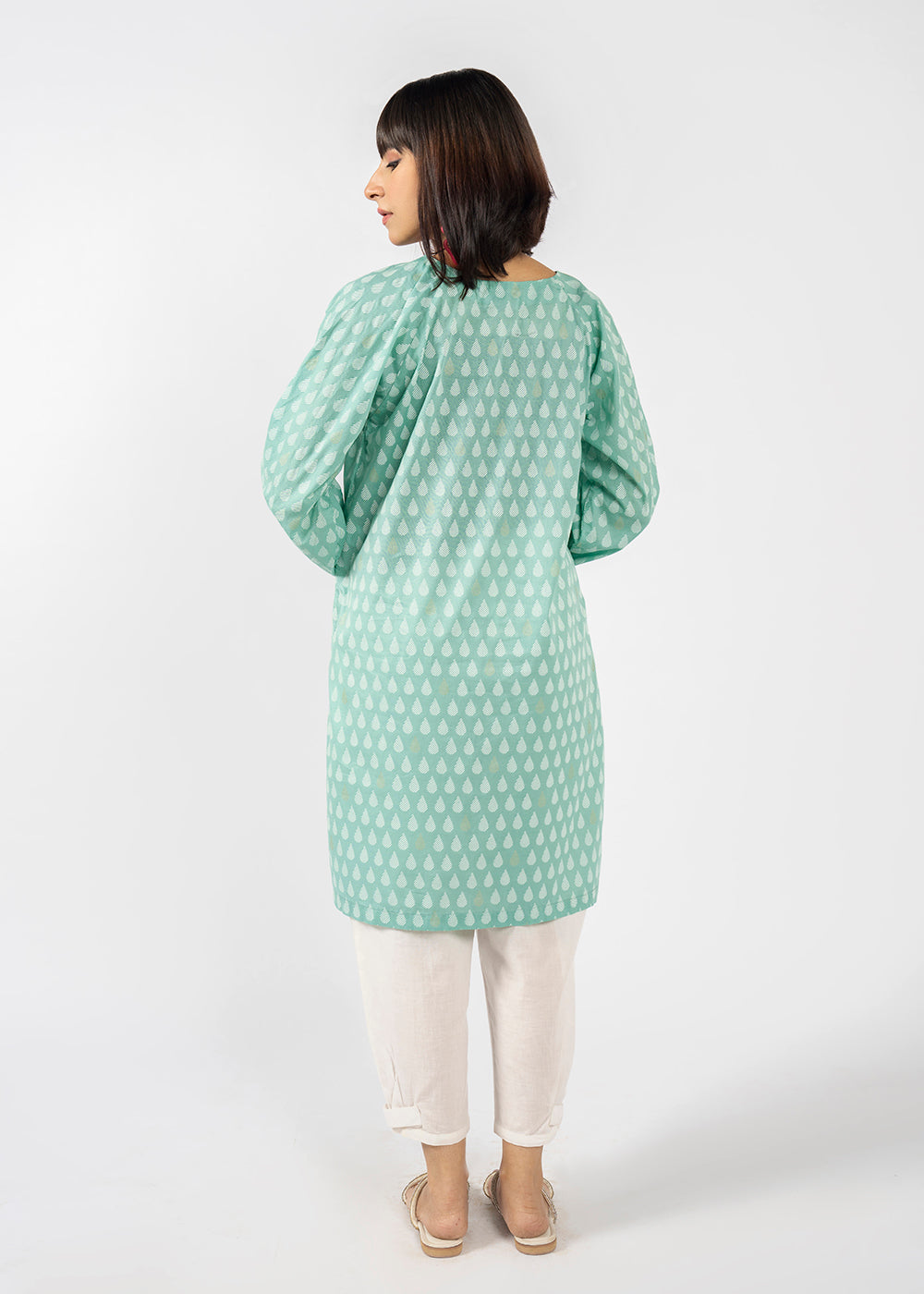 2 PC Printed Cambric Outfit