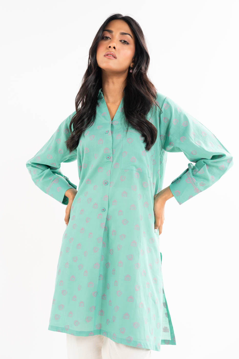 Dyed Jacquard Shirt