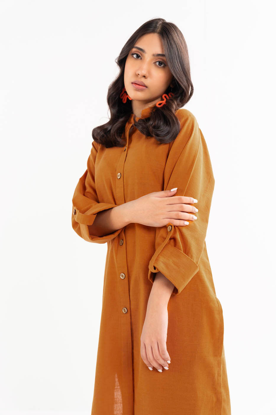 2 PC Dyed Khaddar Outfit