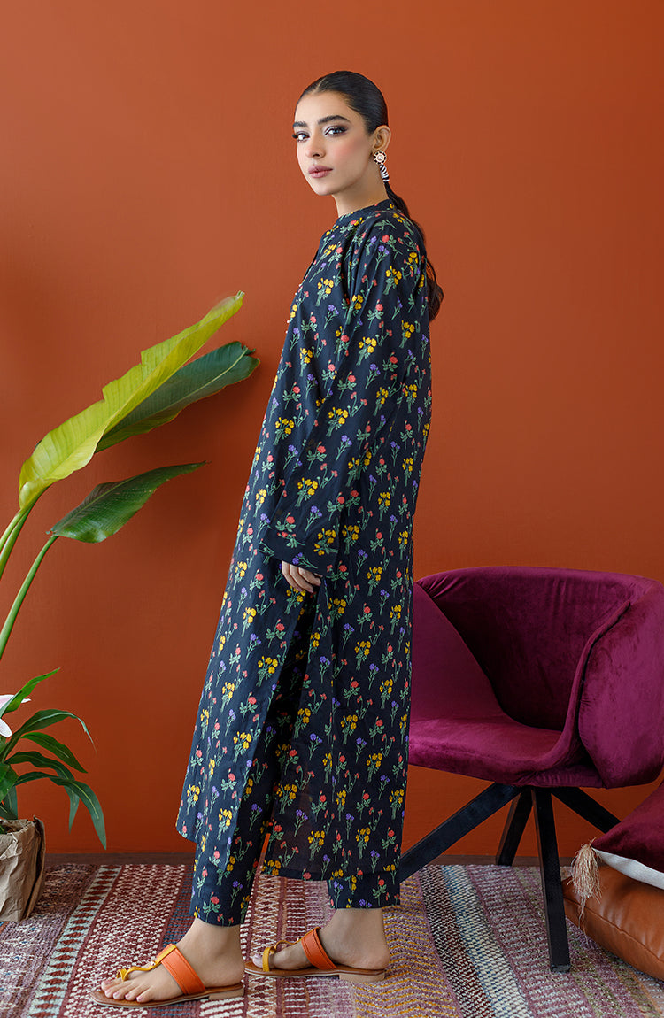 Orient - Stitched 2 Piece Printed Cambric Shirt and Cambric Pant
