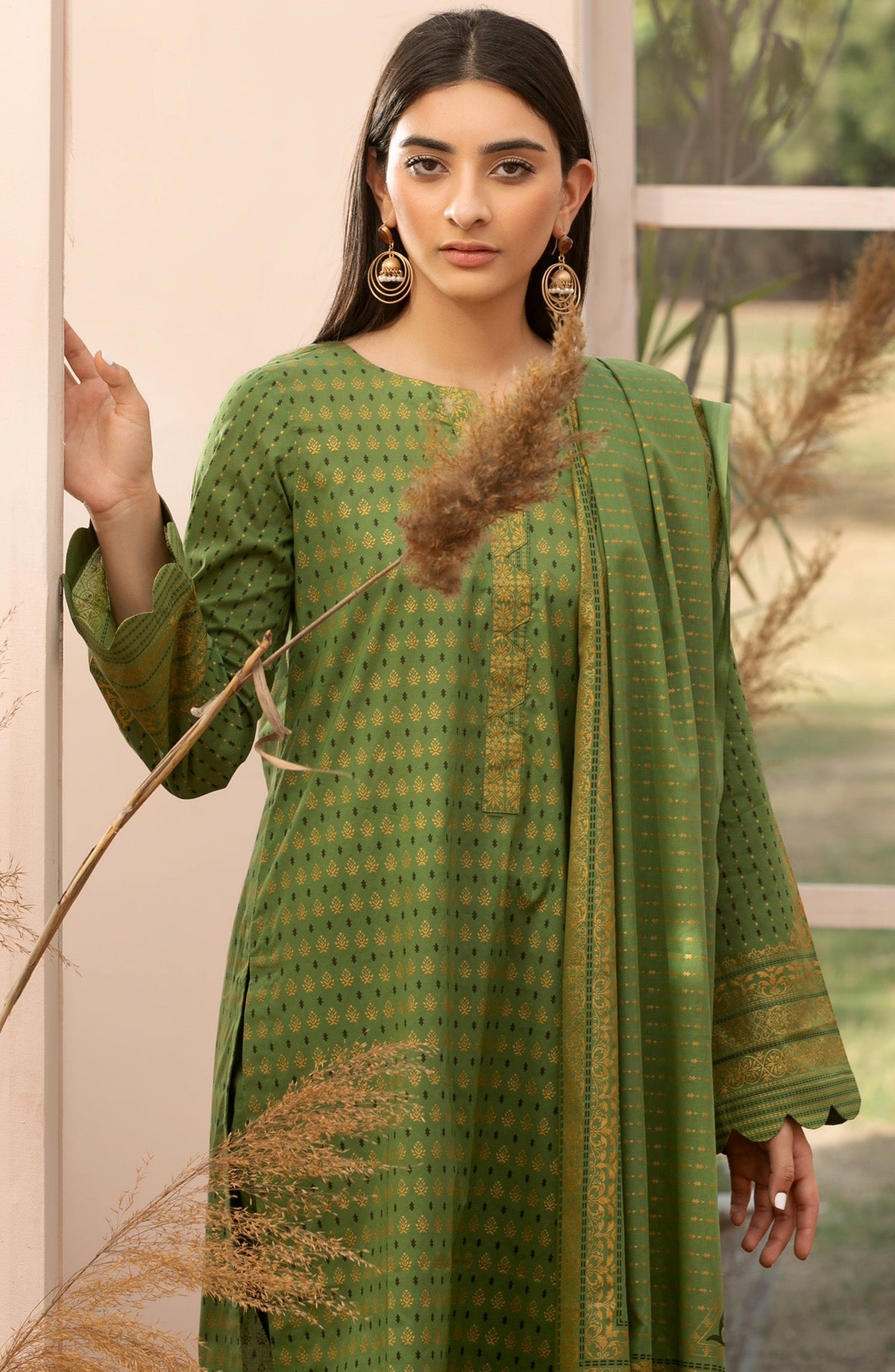 Orient - Unstitched 3 Piece Printed Lawn Suit