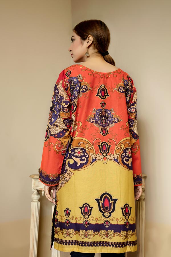 Adan's Libas - Curusta - Stitched Lawn Kurti
