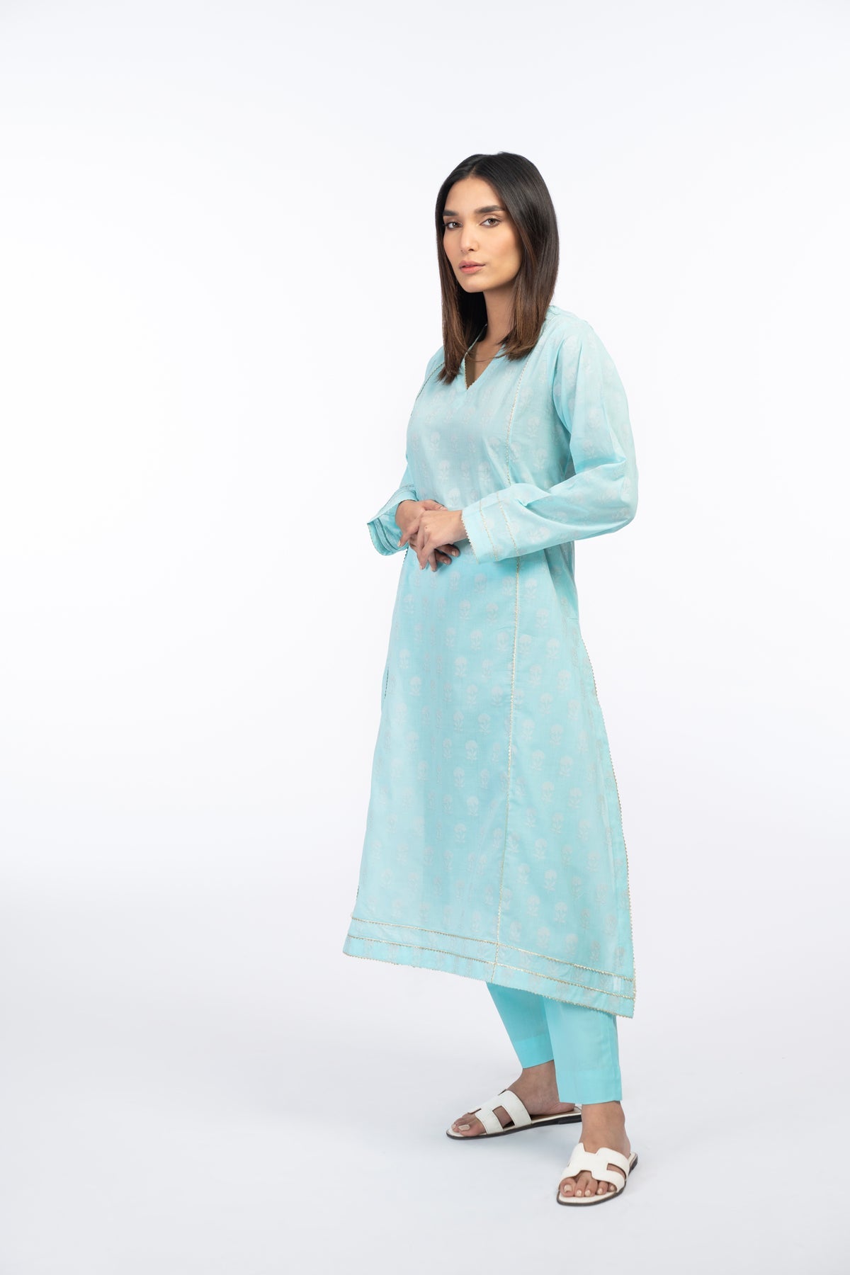 Printed Lawn Kurti