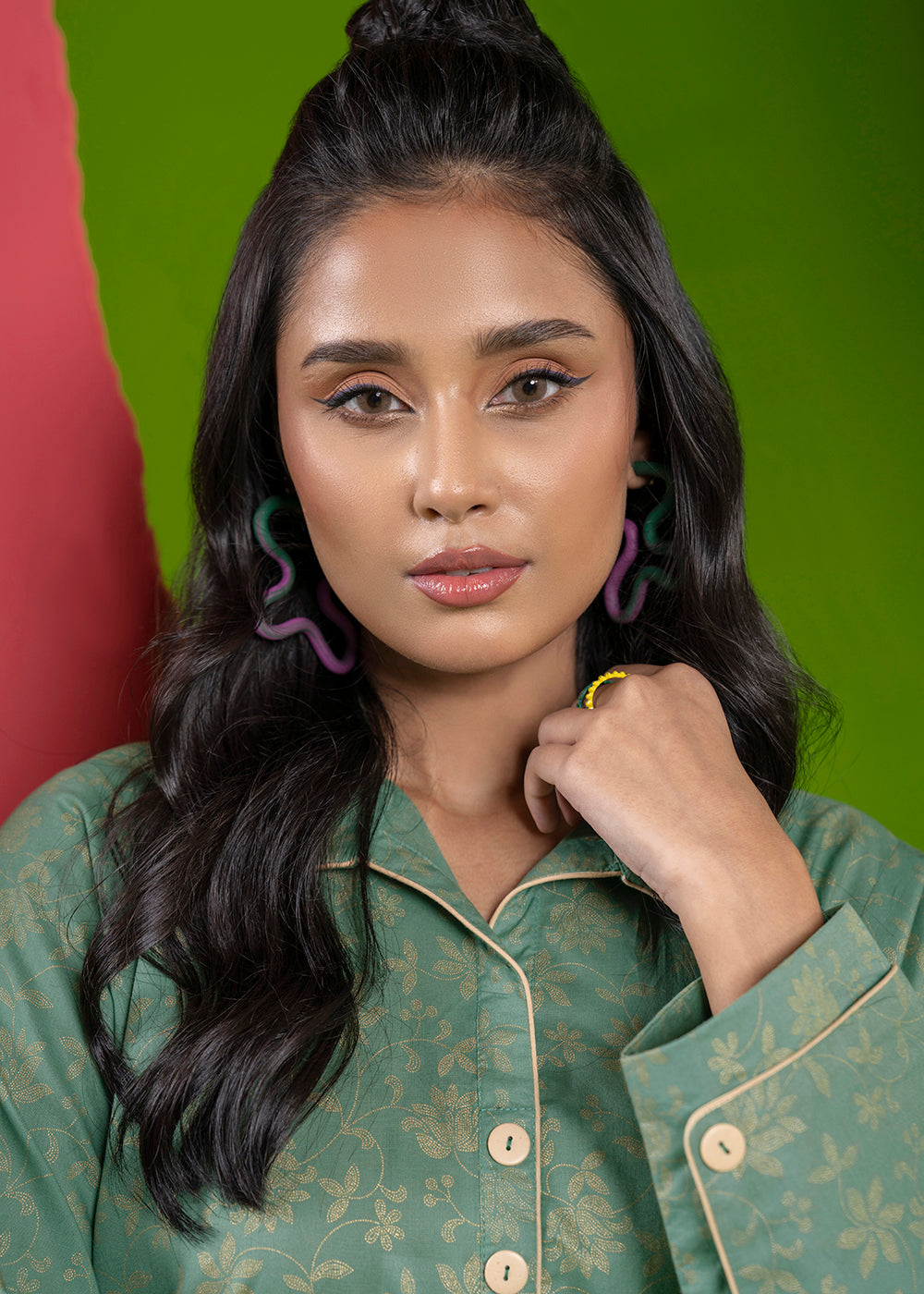 Printed Cambric Kurti