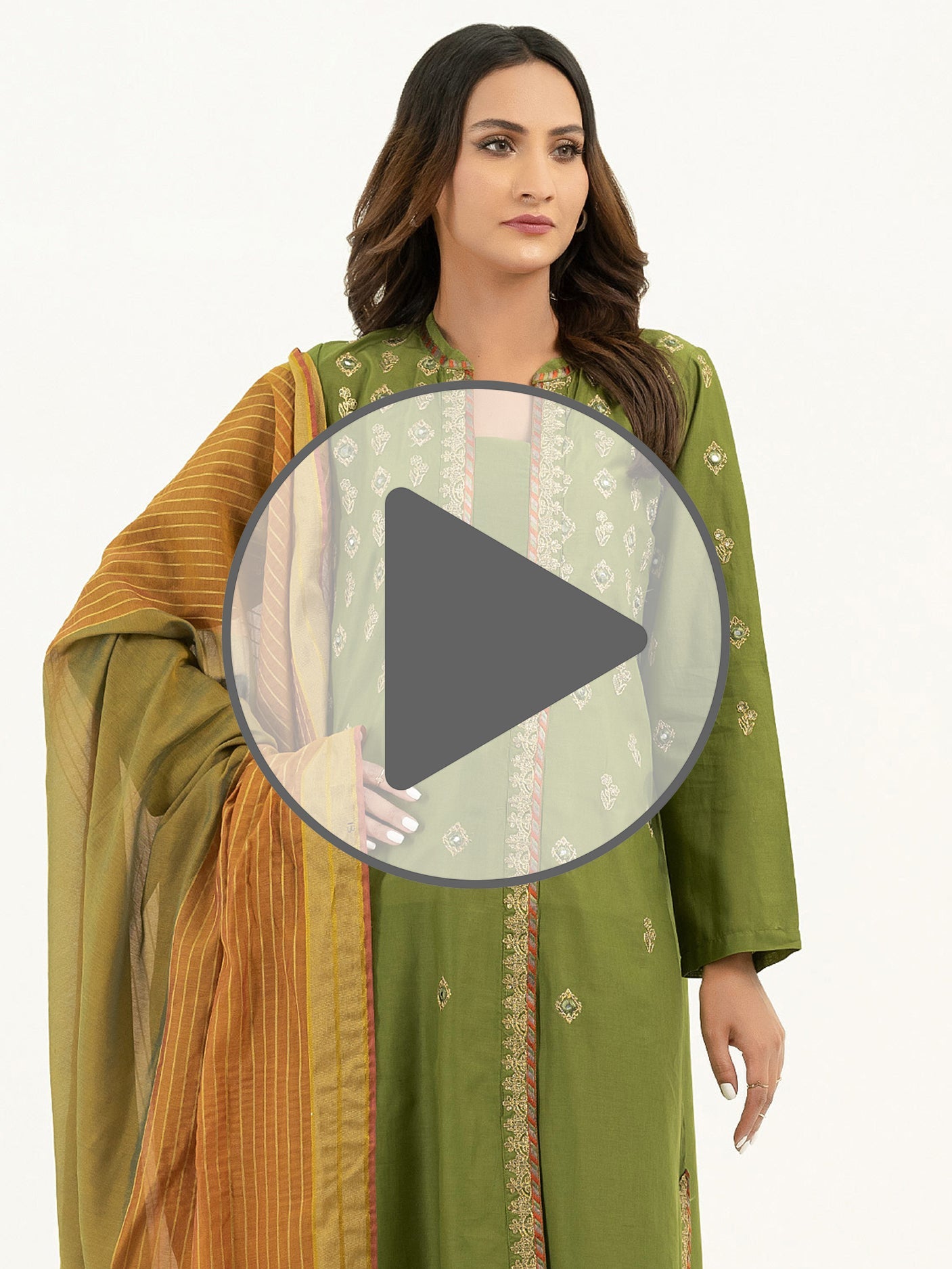 3 Piece Lawn Suit-Embroidered (Pret)