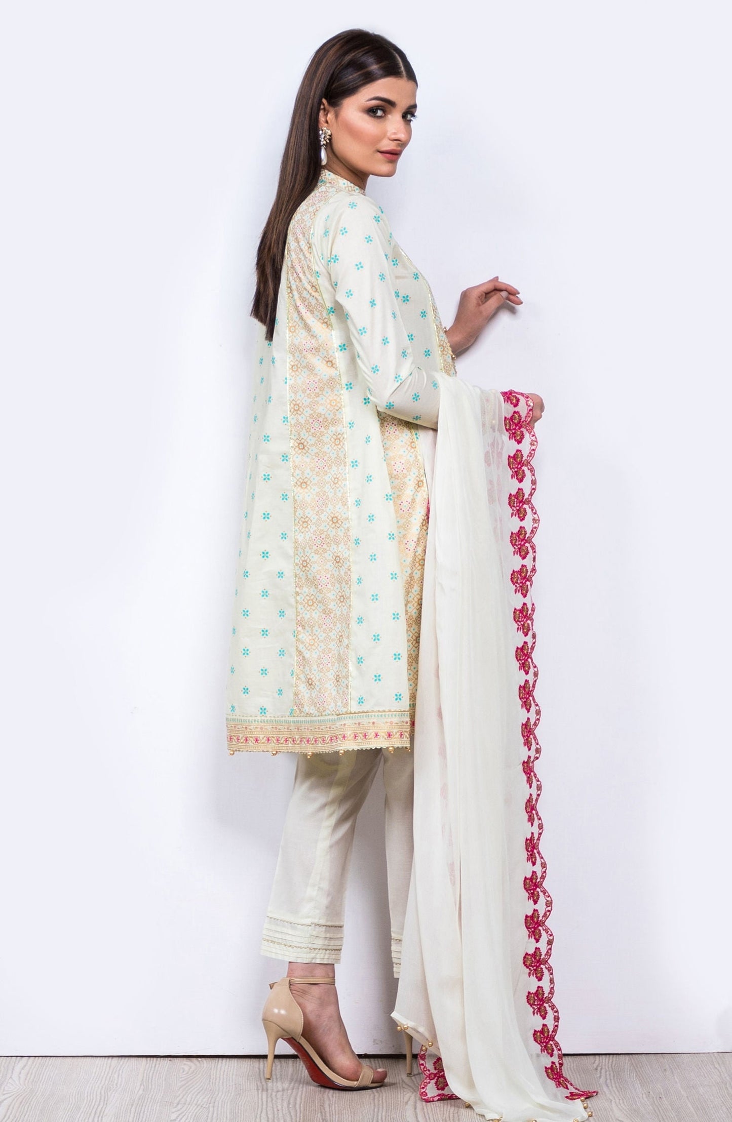 Orient - Unstitched 3 Piece Embroidered Lawn Suit