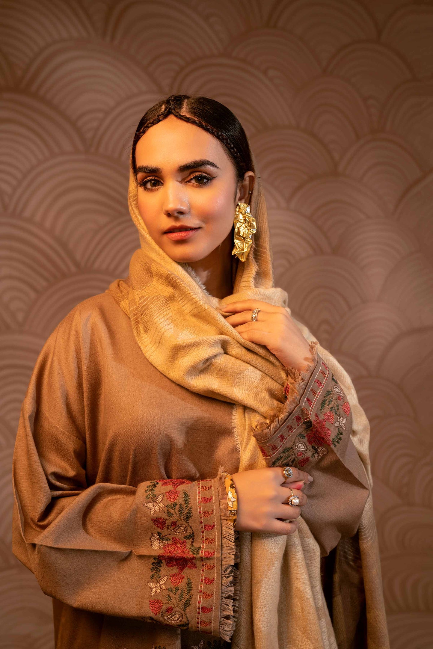Nishat Linen - 3 Piece - Embroidered Suit - PW23-100