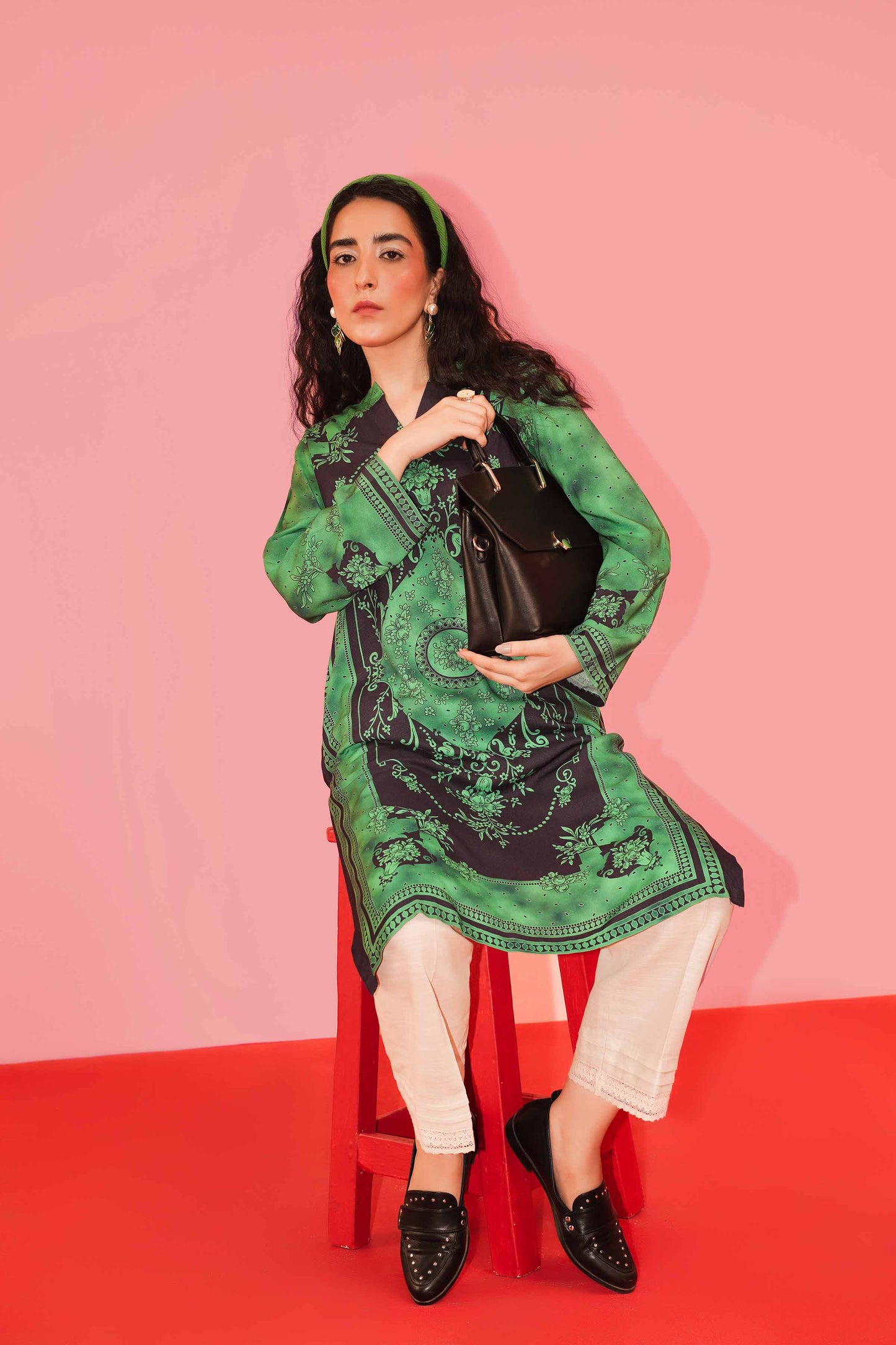 Nishat Linen - Printed Shirt - PW23-129