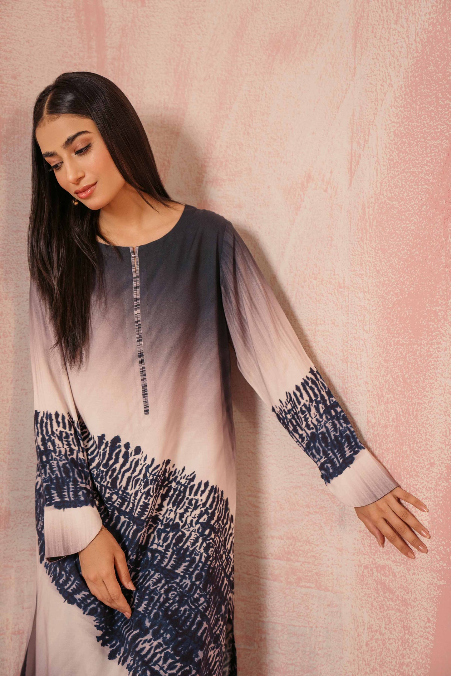 Nishat Linen - Printed Shirt - PW23-139