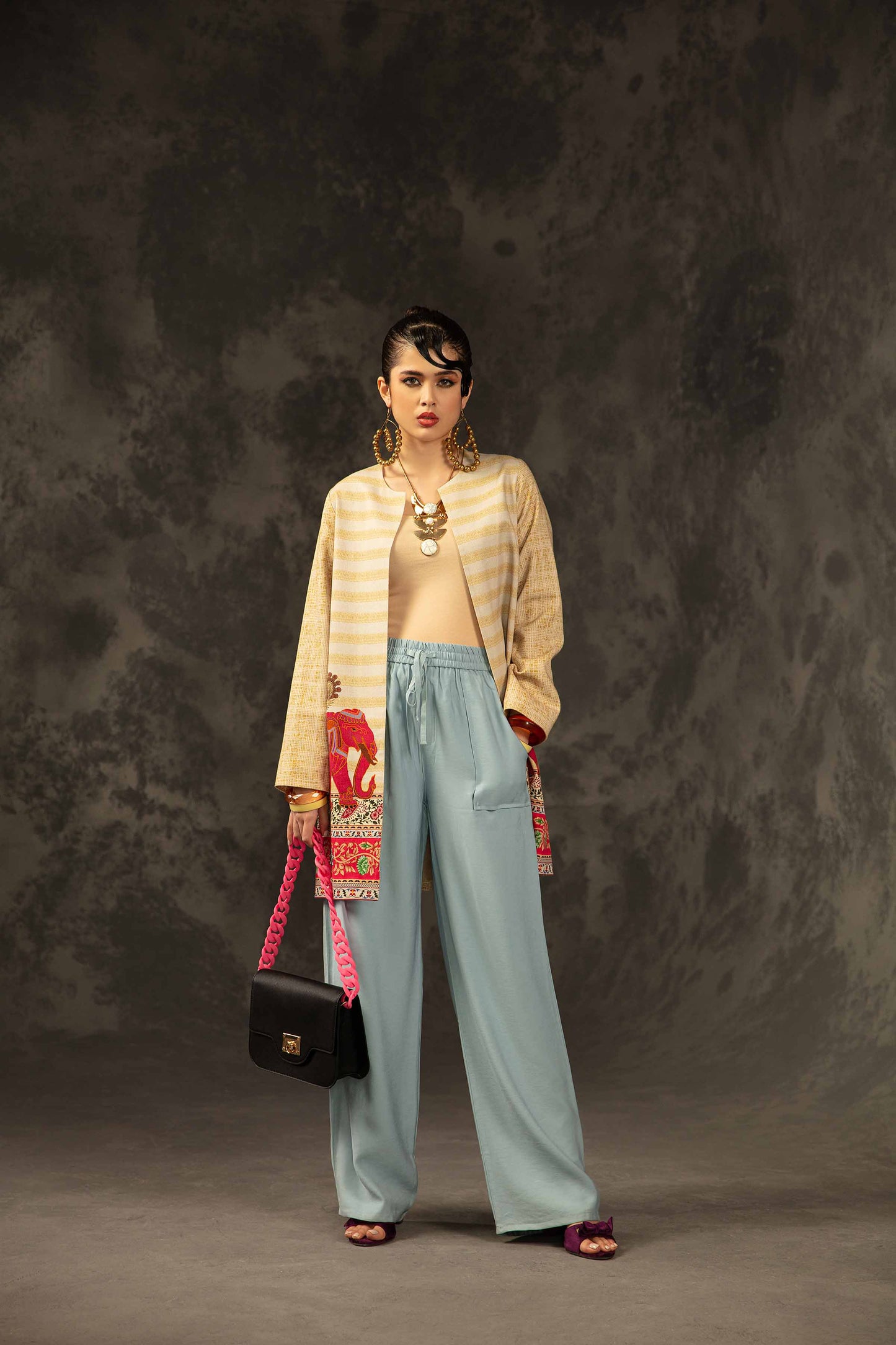 Nishat Linen - Printed Jacket - PW23-159