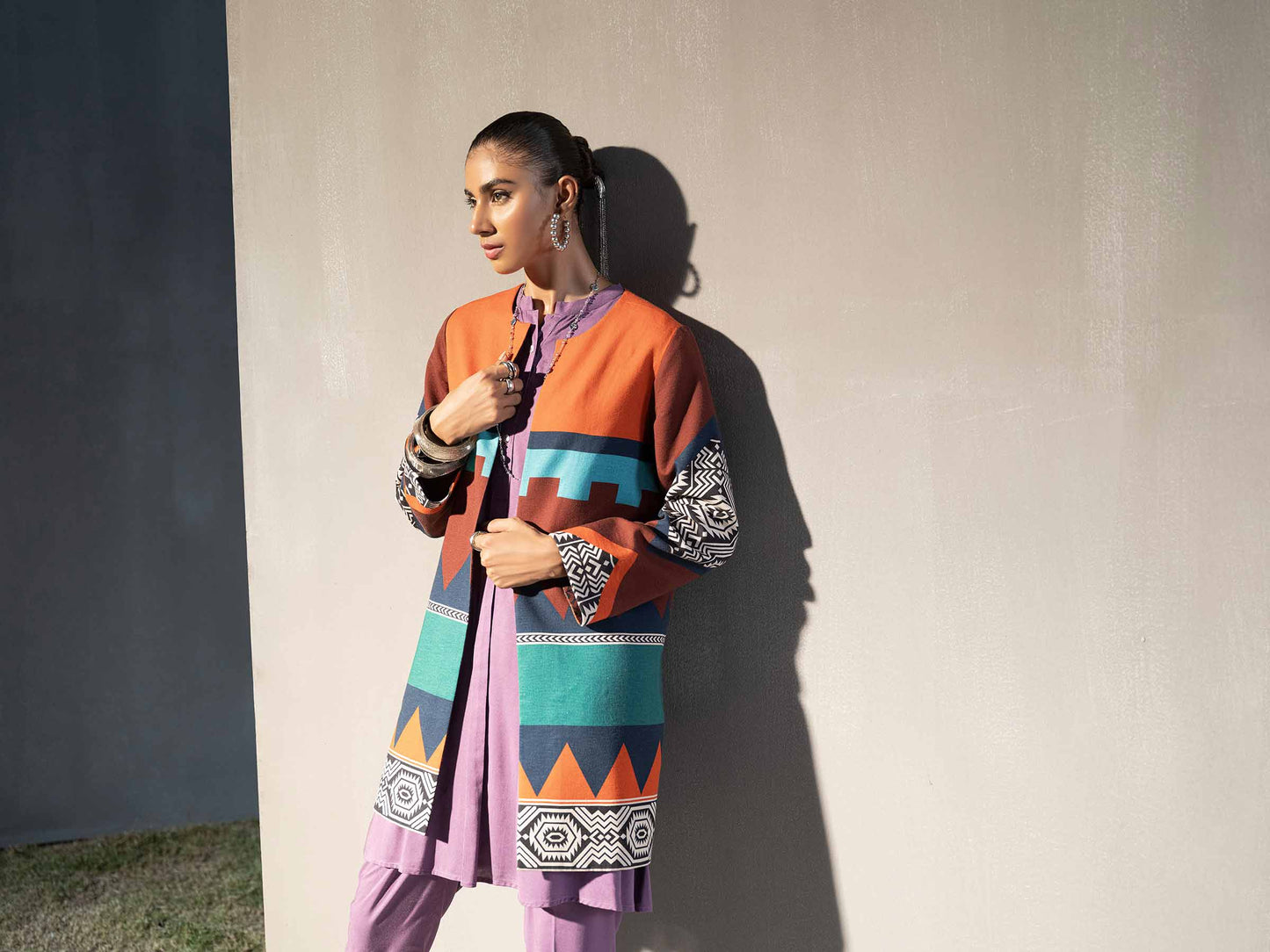 Nishat Linen - Printed Jacket - PW23-165