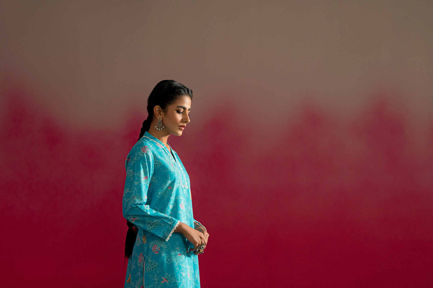 Nishat Linen - Printed Shirt - PW23-198