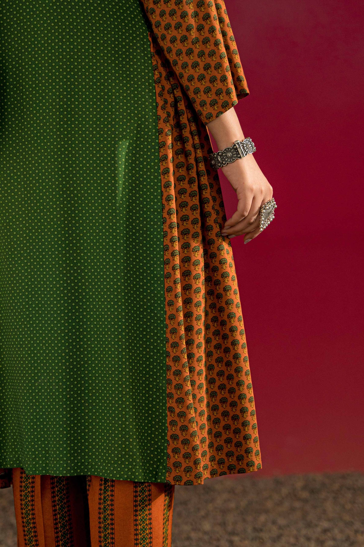 Nishat Linen - 2 Piece - Printed Embroidered Suit - PW23-244