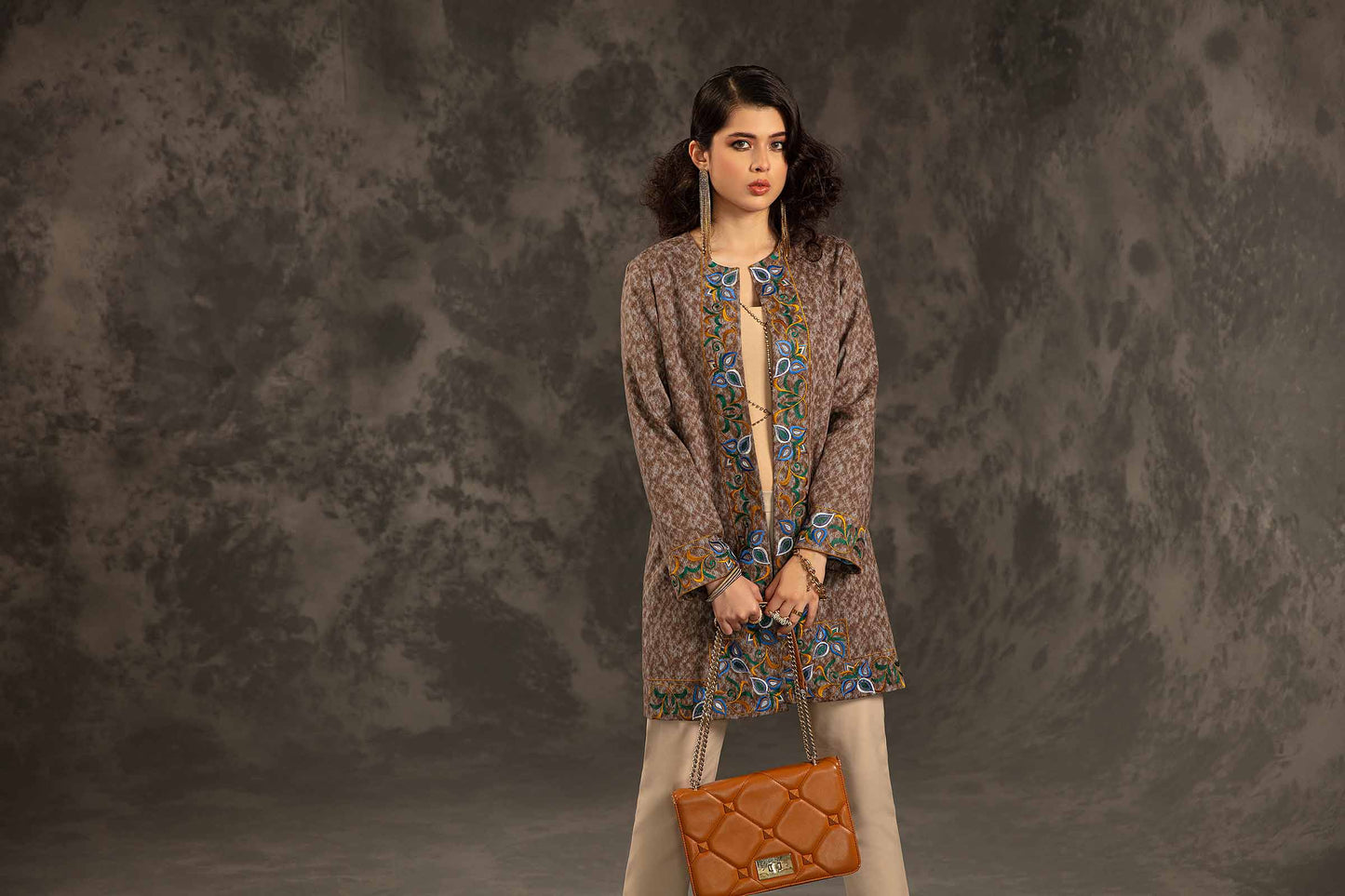 Nishat Linen - Printed Jacket - PW23-297