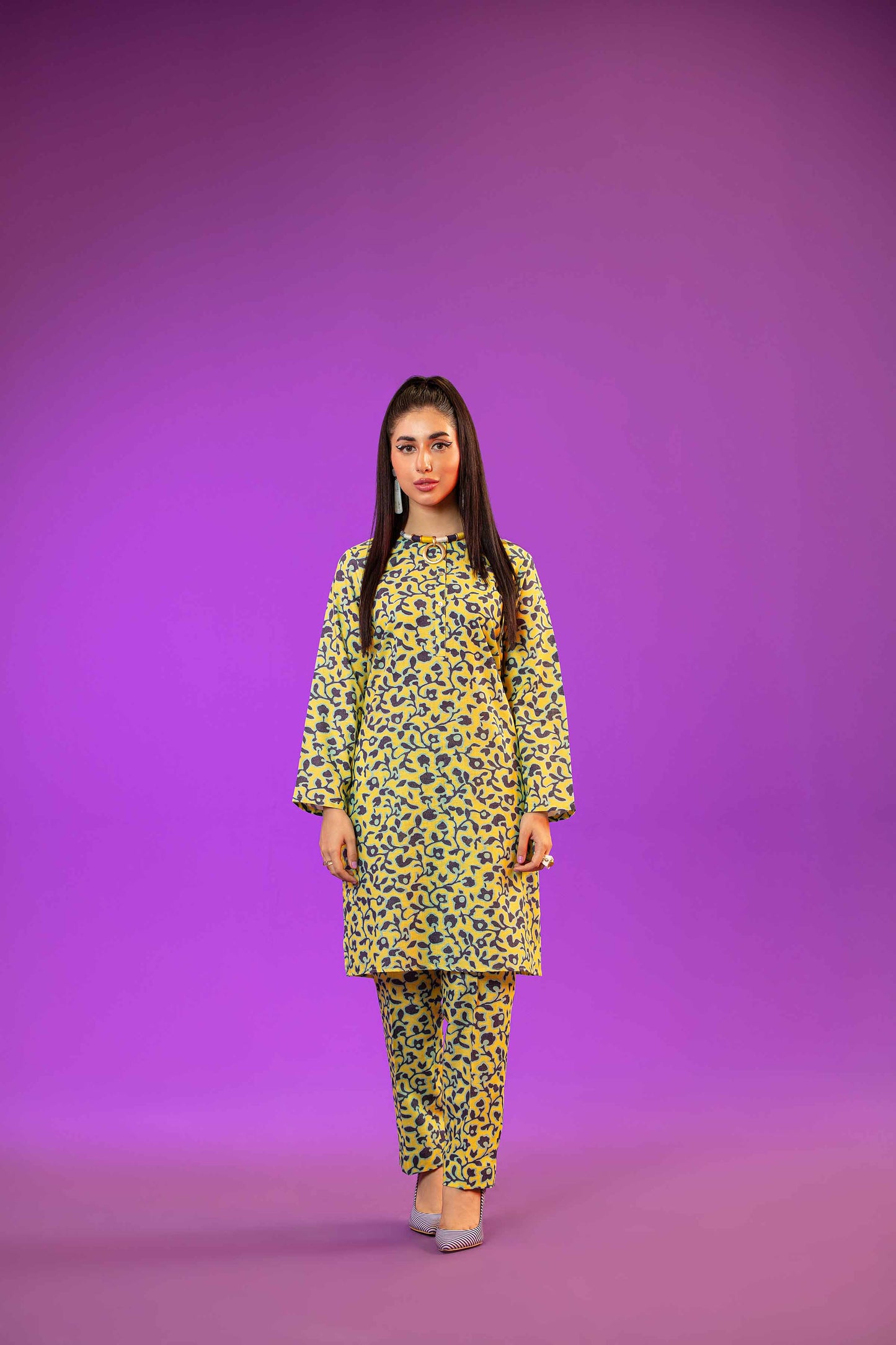 Nishat Linen - 2 Piece - Printed Suit - PW23-355