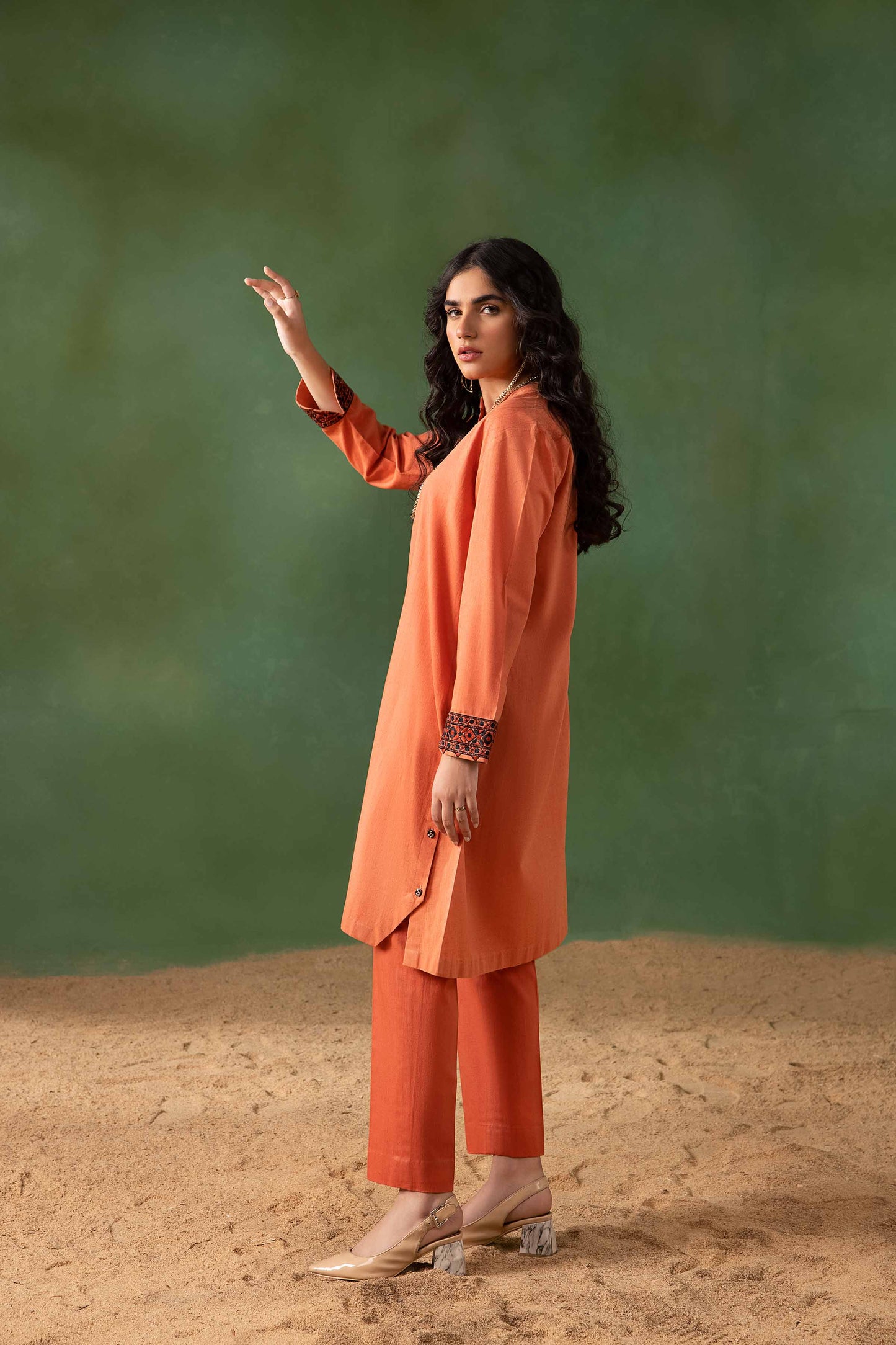 Nishat Linen - 2 Piece - Embroidered Suit - PW23-81