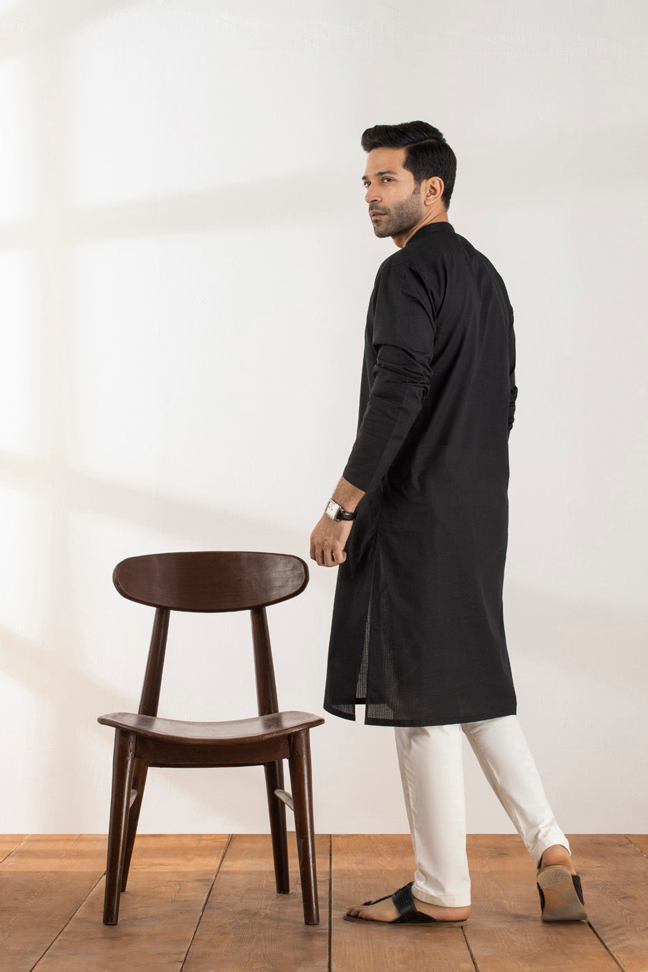Dyed Dobby Kurta