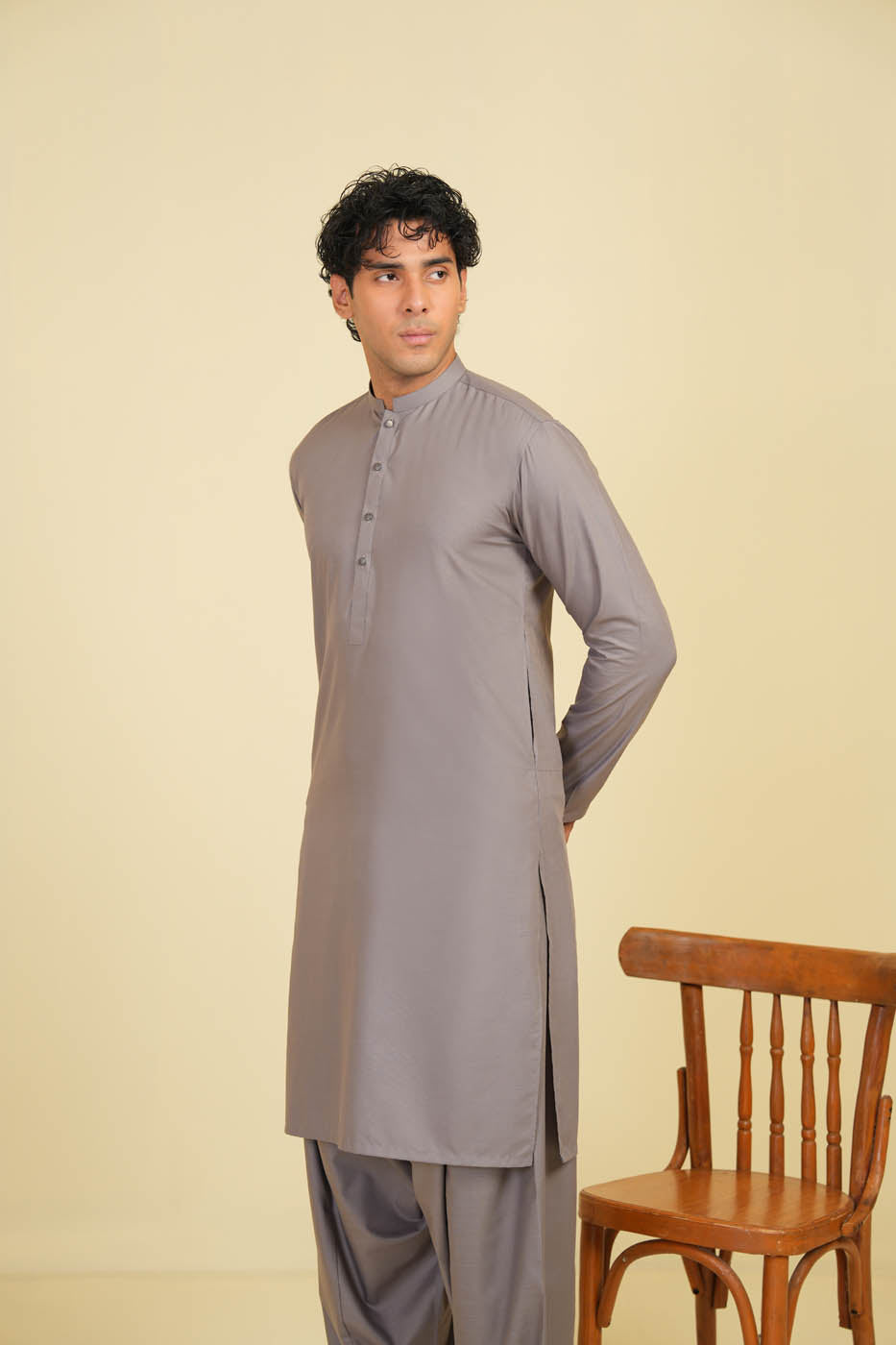 Dyed Blended Shalwar Kameez