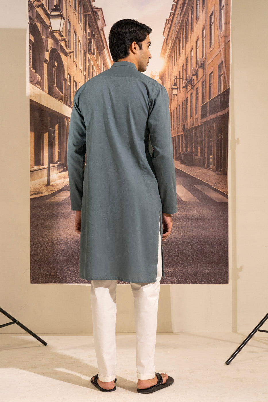 Dyed Cotton Kurta