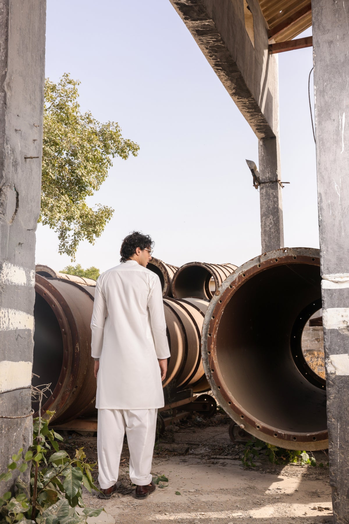 Dyed Embroidered Shahsawar Shalwar Kameez