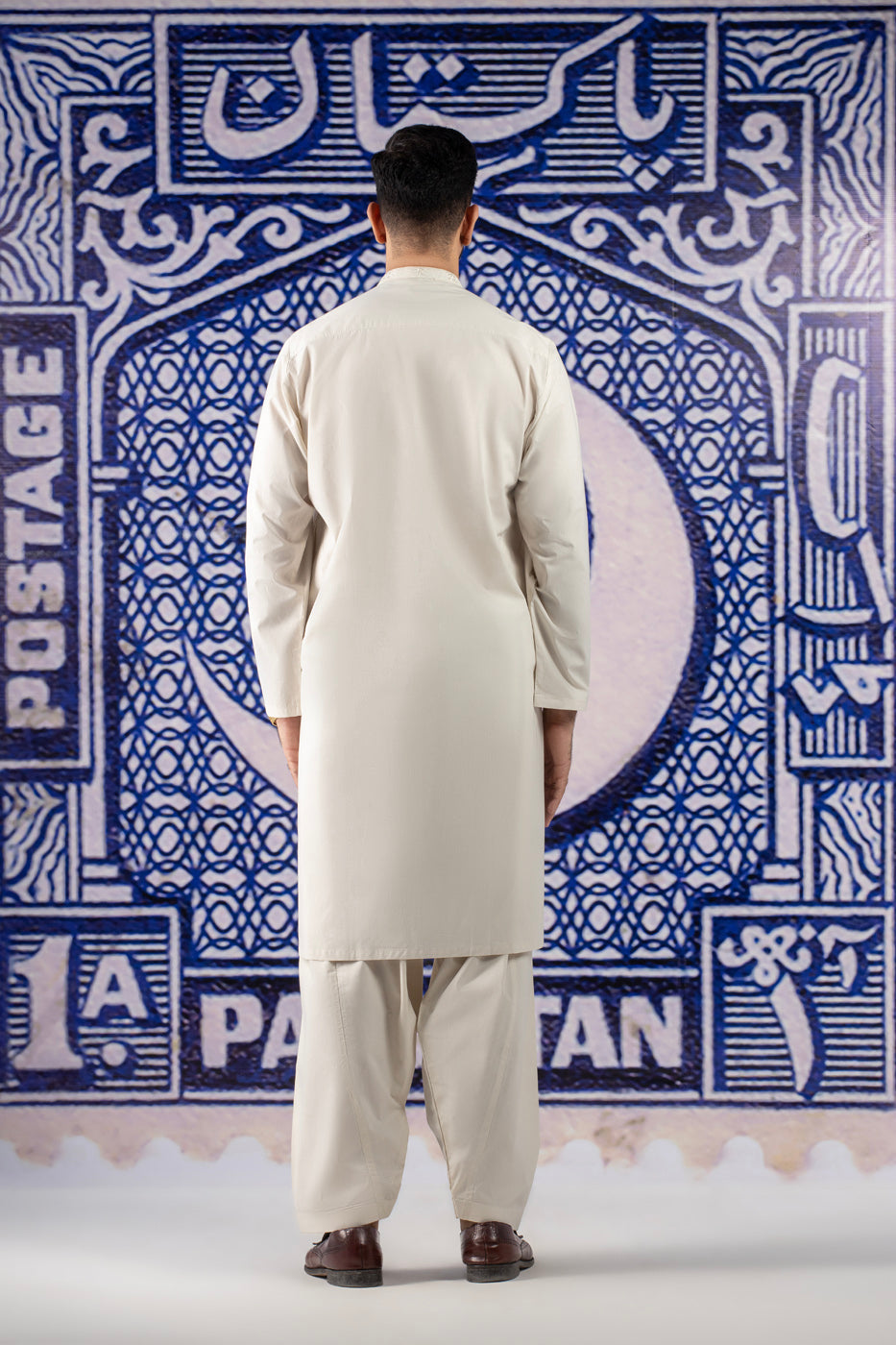 Dyed Embroidered Cambric Shalwar Kameez
