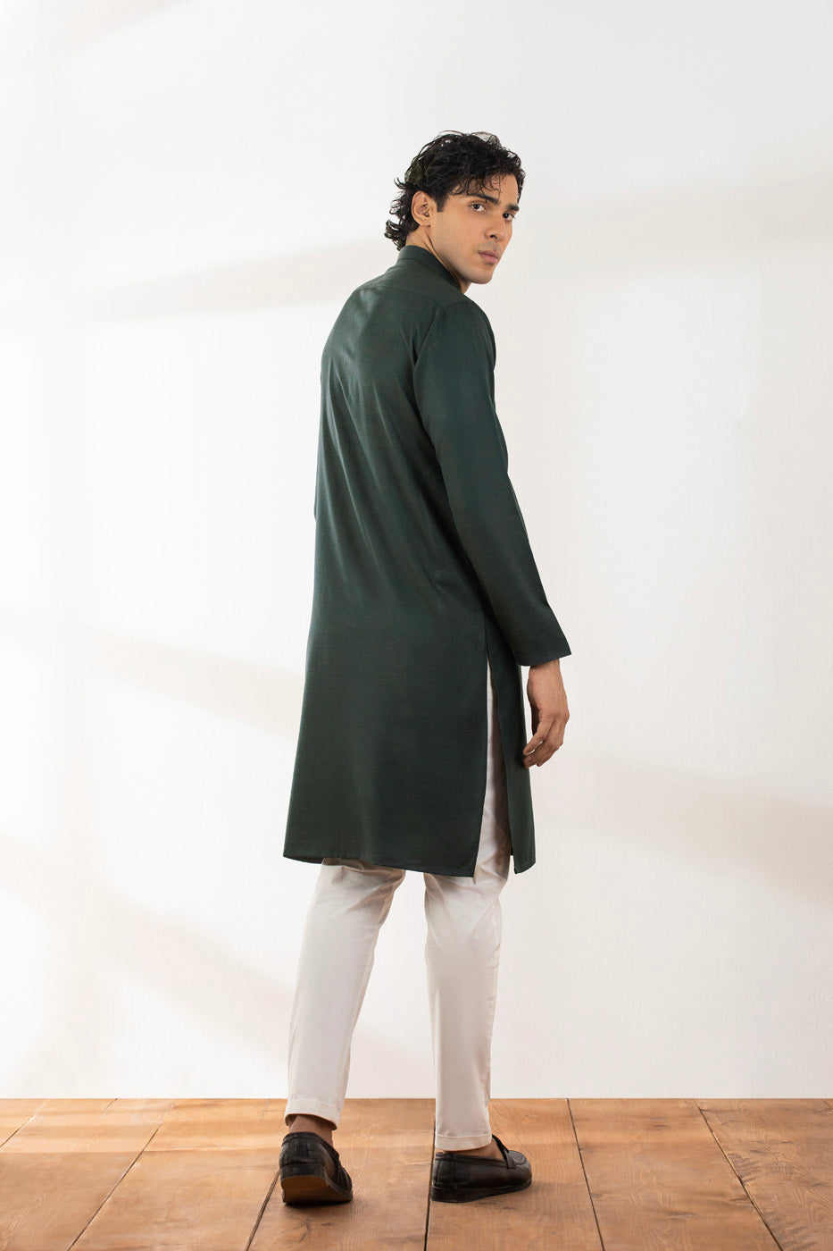 Dyed Blended Kurta