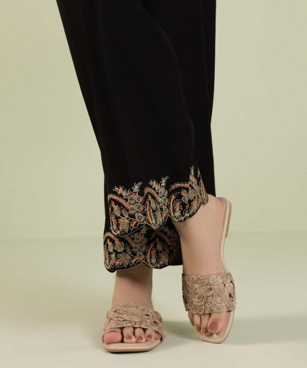 Sapphire - Embroidered Cottel Culottes