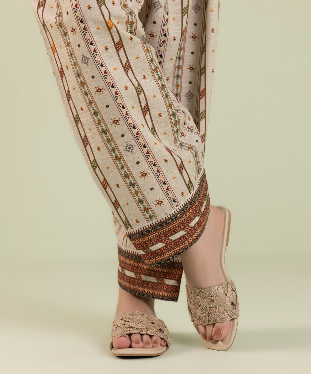 Sapphire - Printed Khaddar Shalwar