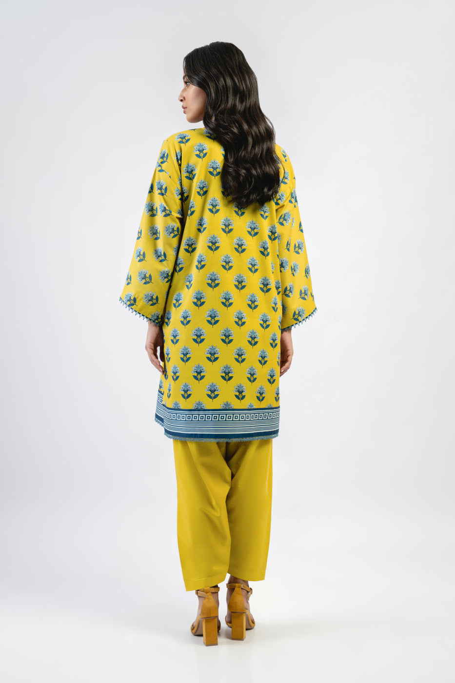 1 Pc Printed Cambric Shirt